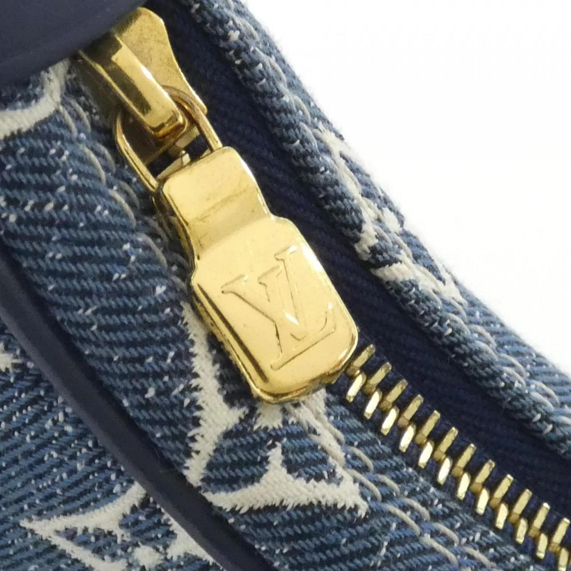 Loop Handbag Monogram Jacquard Denim - Image 3