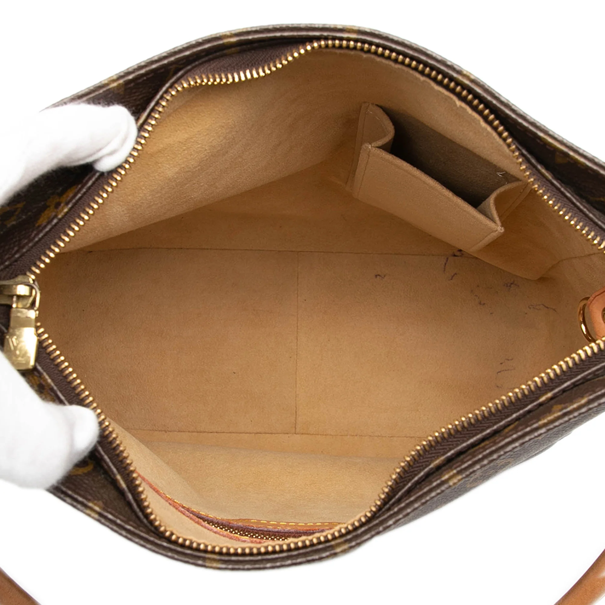 Looping Handbag Monogram Canvas GM - Image 4