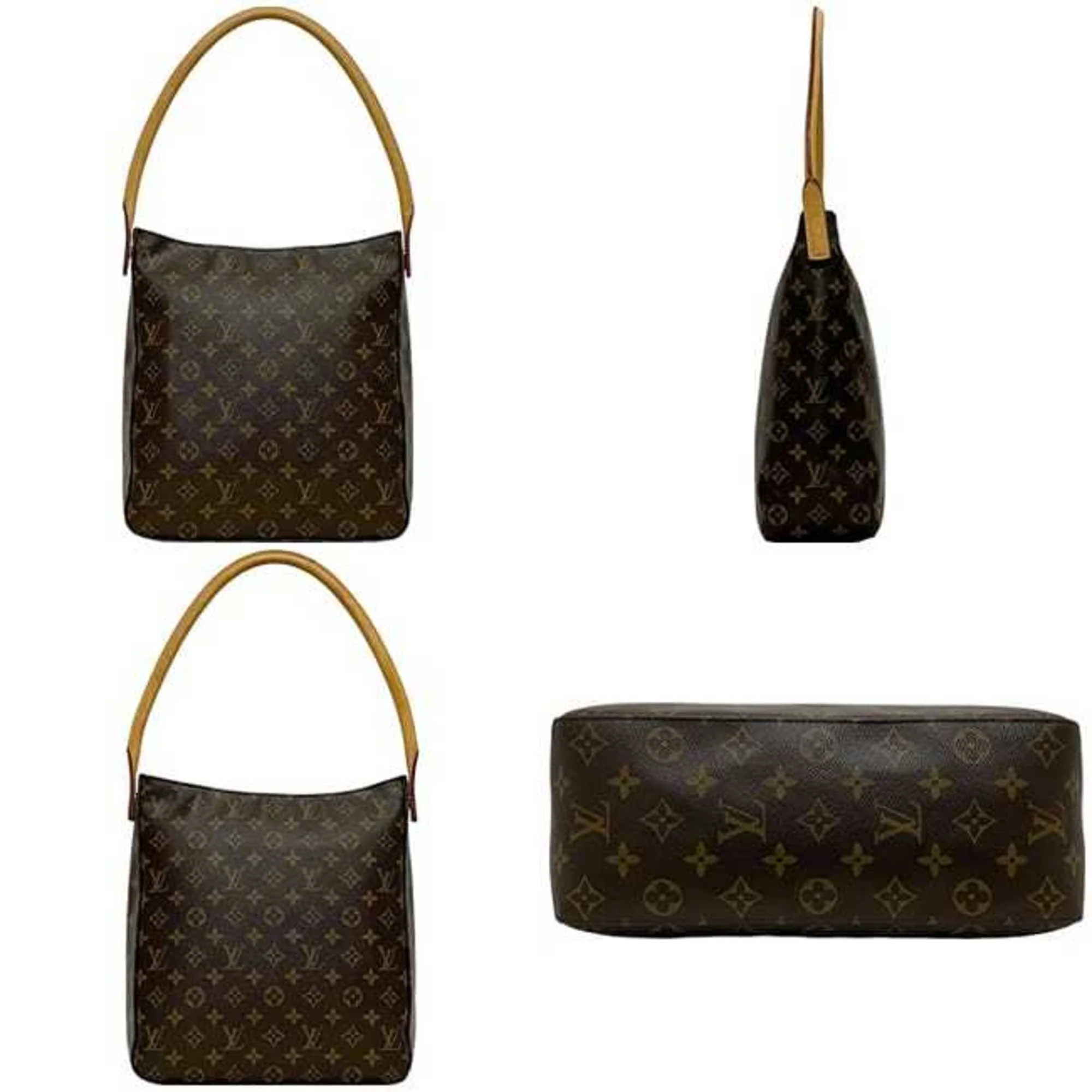 Looping Handbag Monogram Canvas GM - Image 3