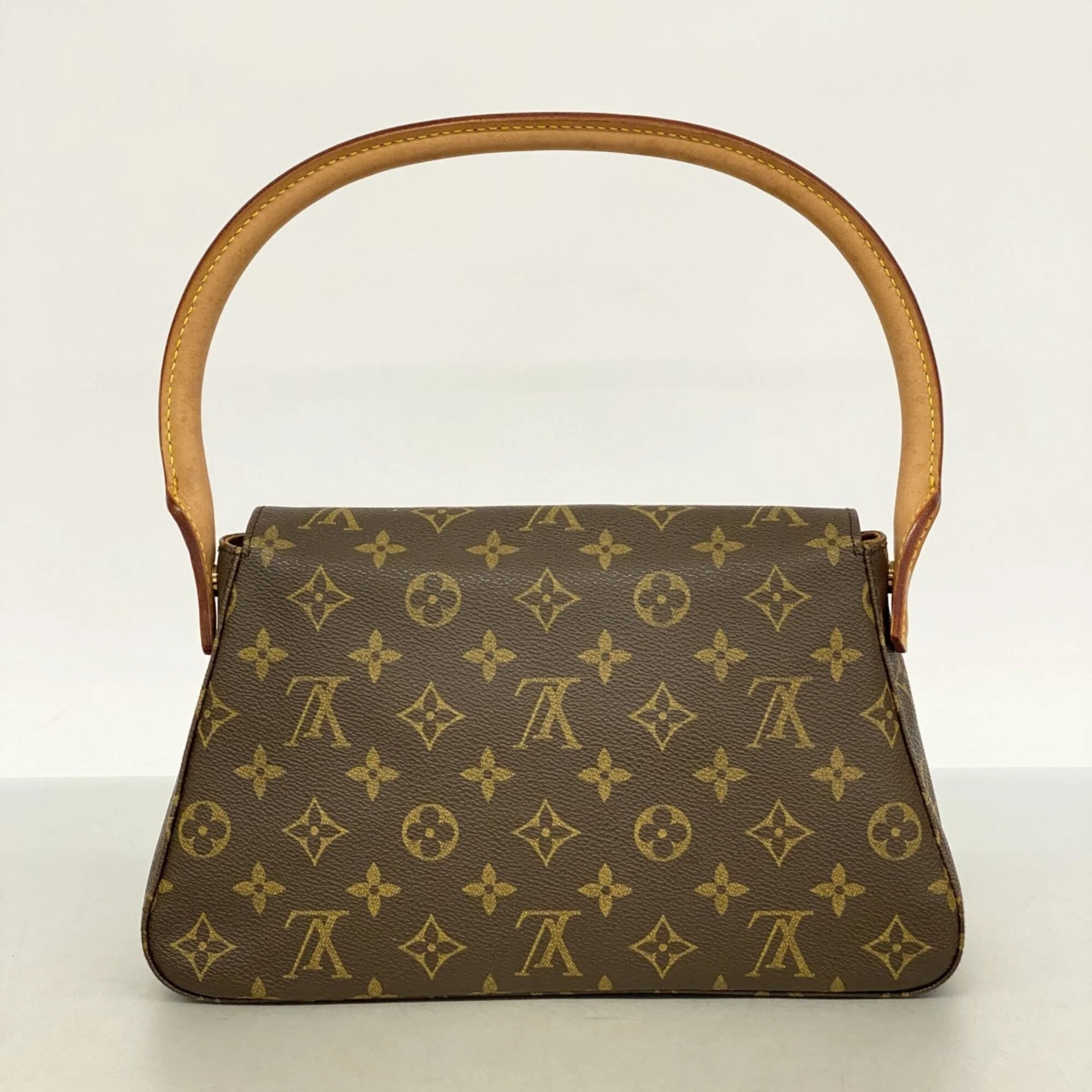 Looping Handbag Monogram Canvas Mini - Image 8