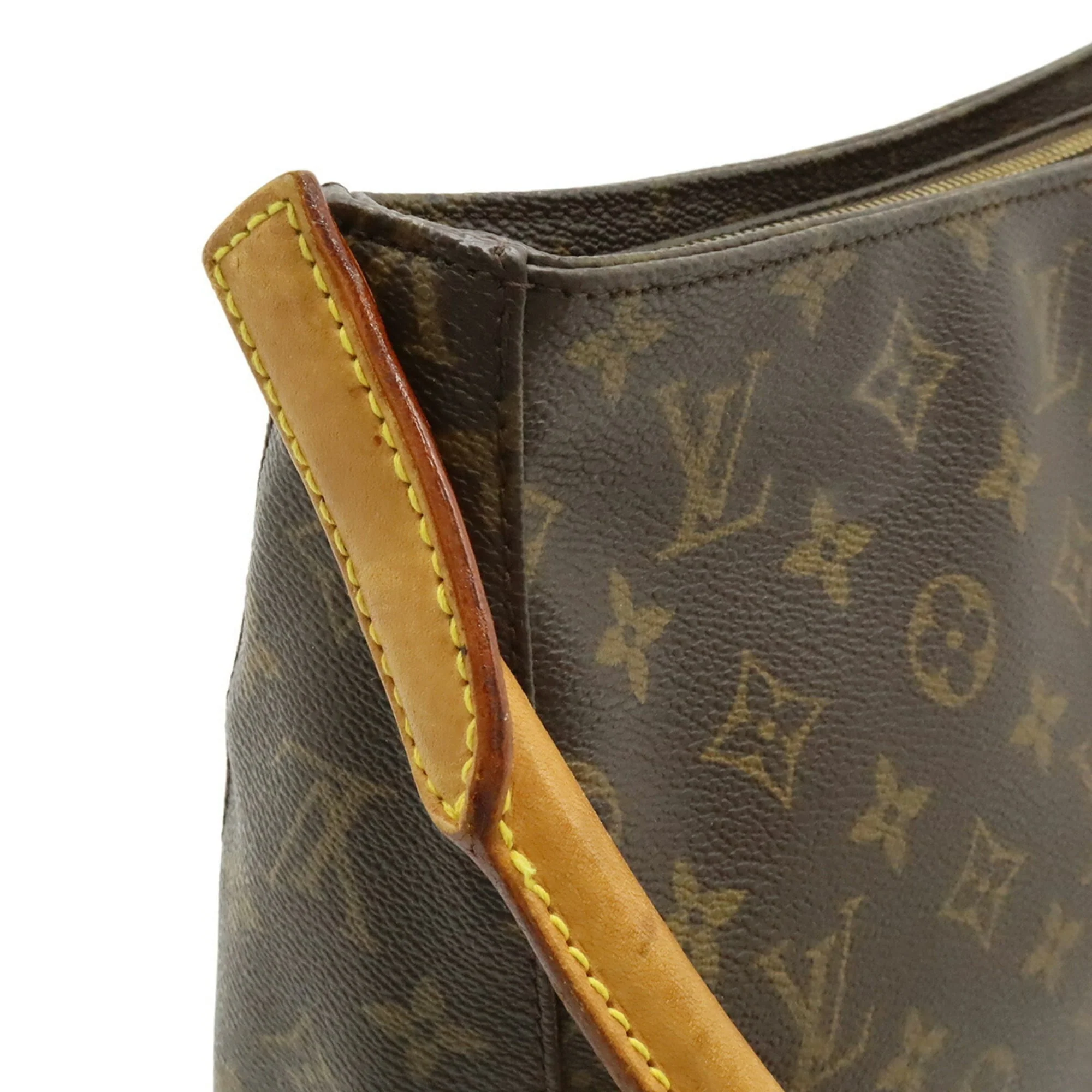 Looping Handbag Monogram Canvas MM - Image 5
