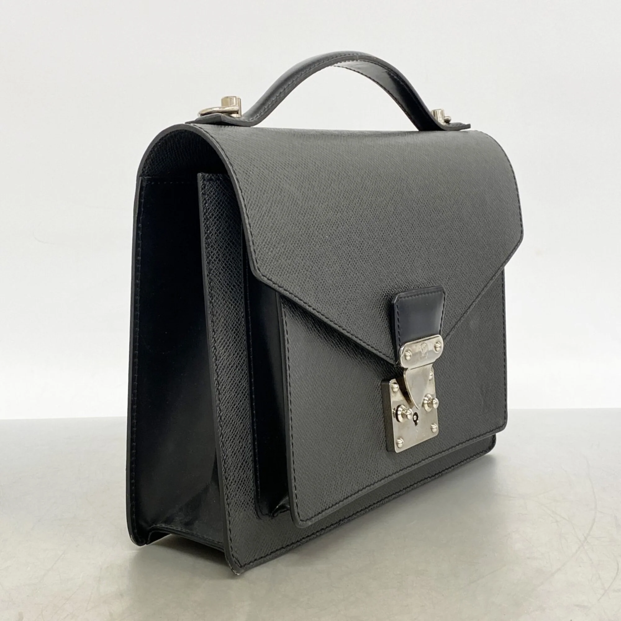 Monceau Handbag Taiga Leather - Image 2