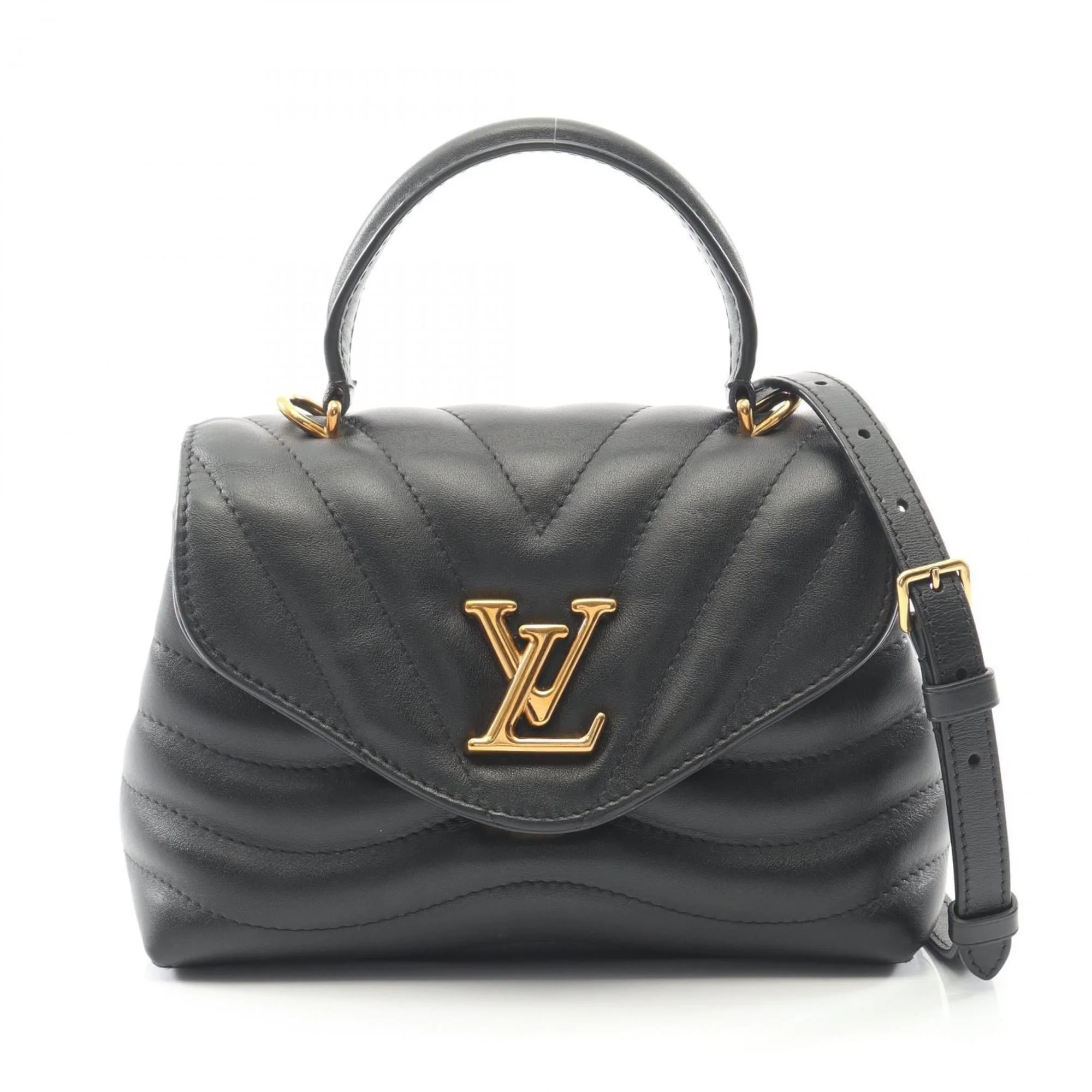 New Wave Hold Me Top Handle Bag Quilted Leather