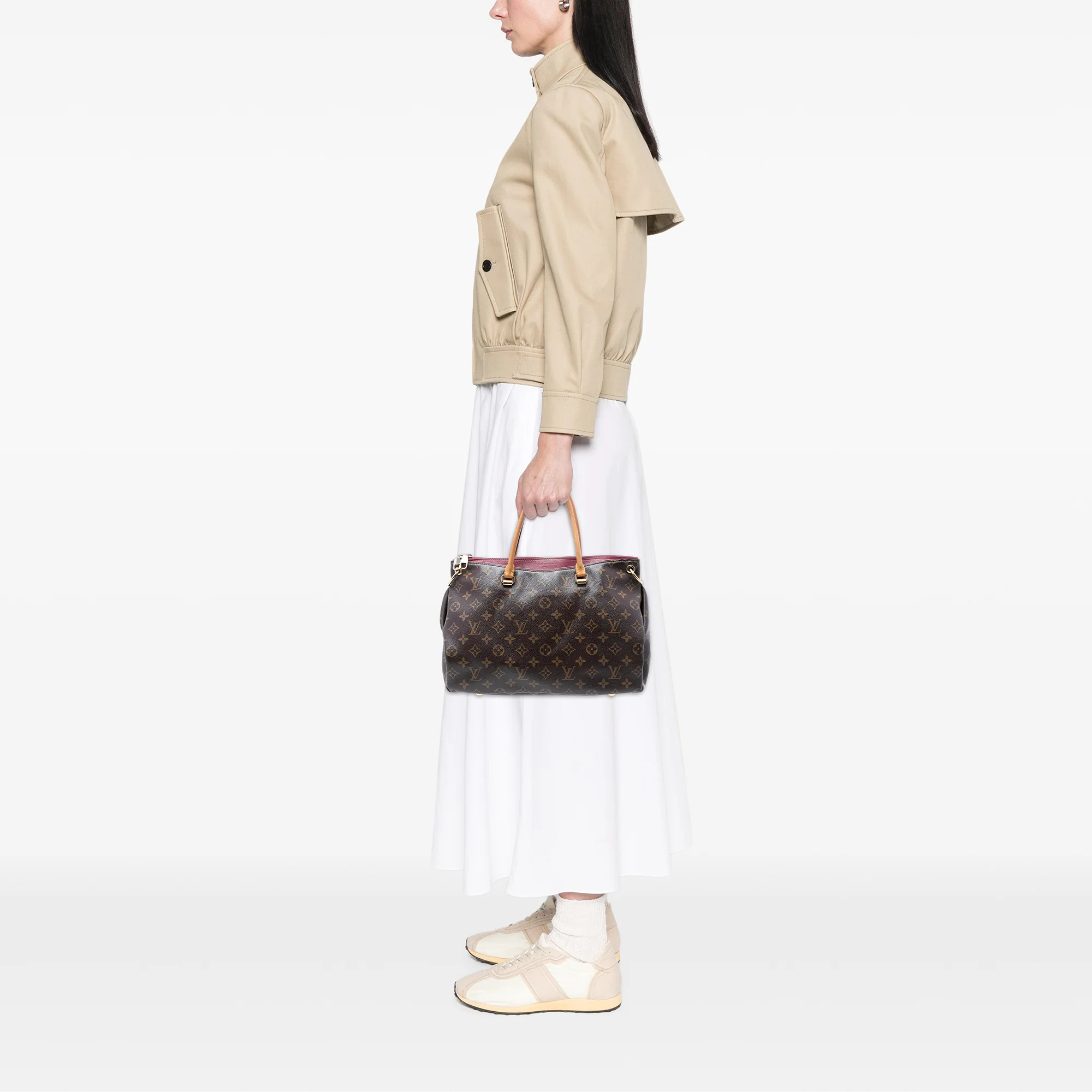 Pallas Tote Monogram Canvas with Leather - Image 7