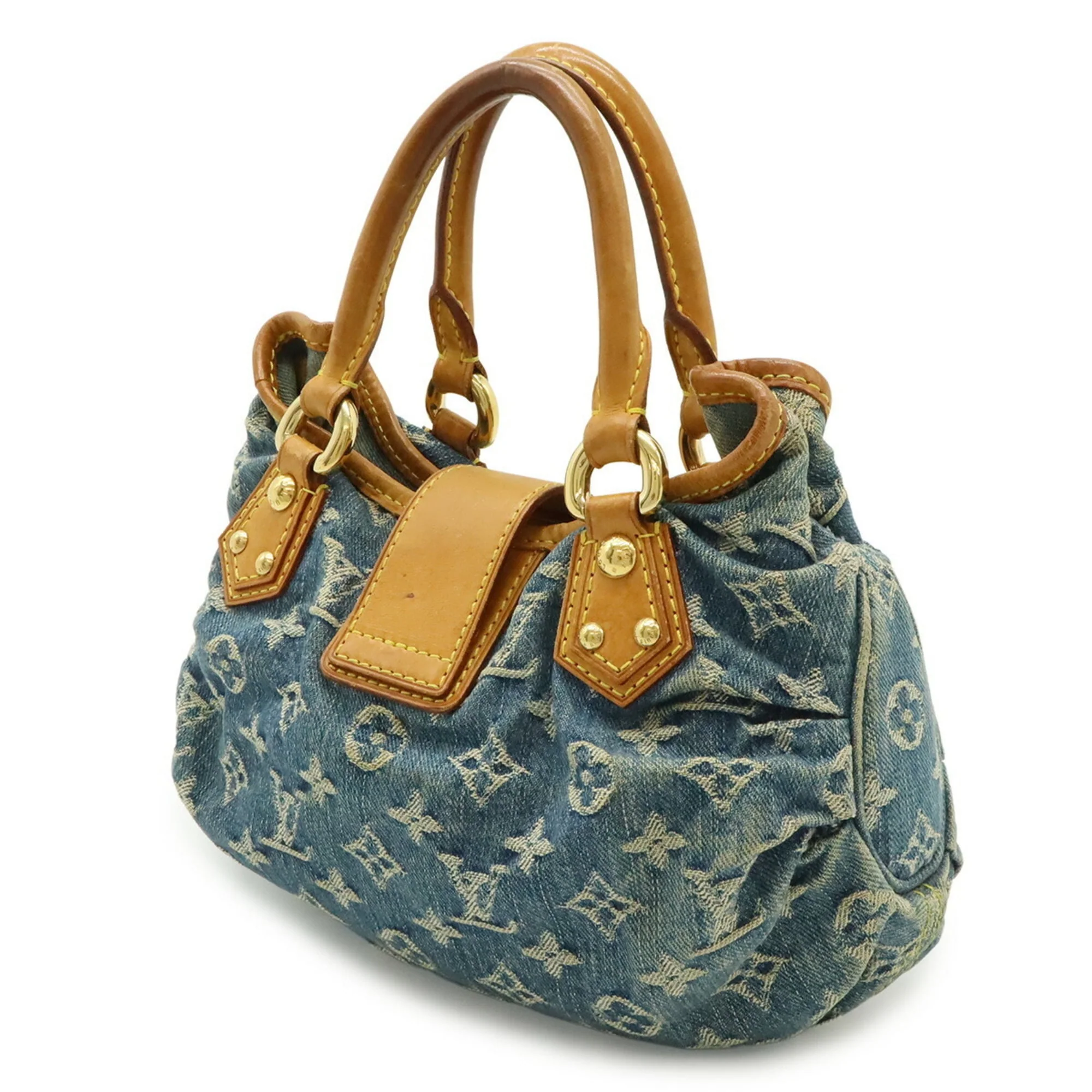 Pleaty Handbag Denim Small - Image 3