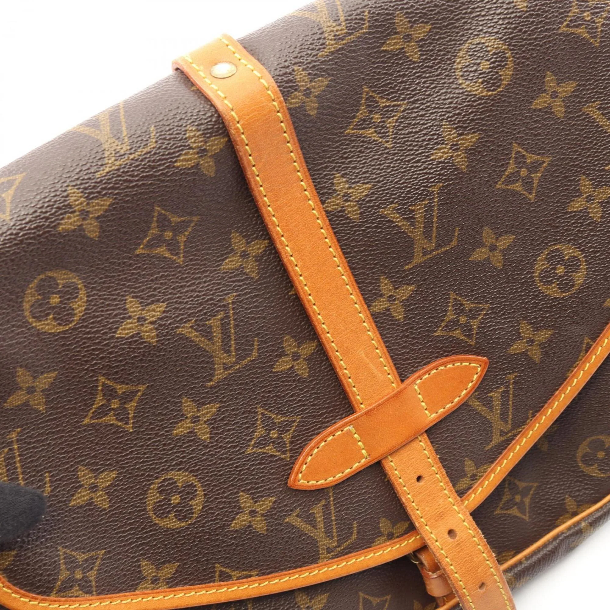 Saumur Handbag Monogram Canvas 30 - Image 9