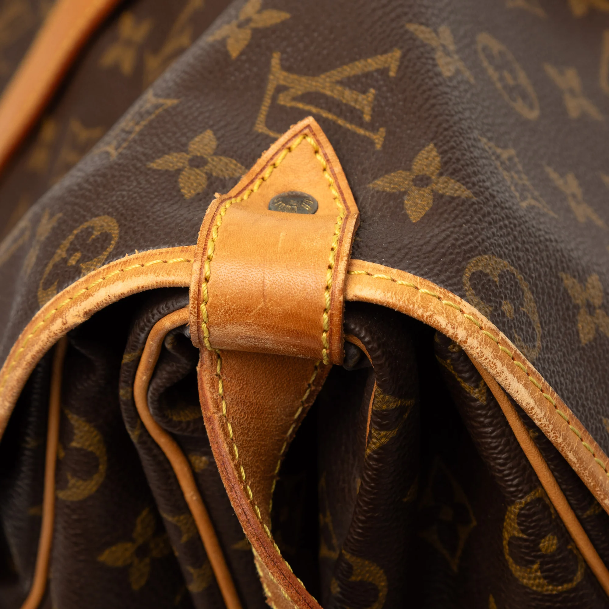 Saumur Handbag Monogram Canvas 35 - Image 8