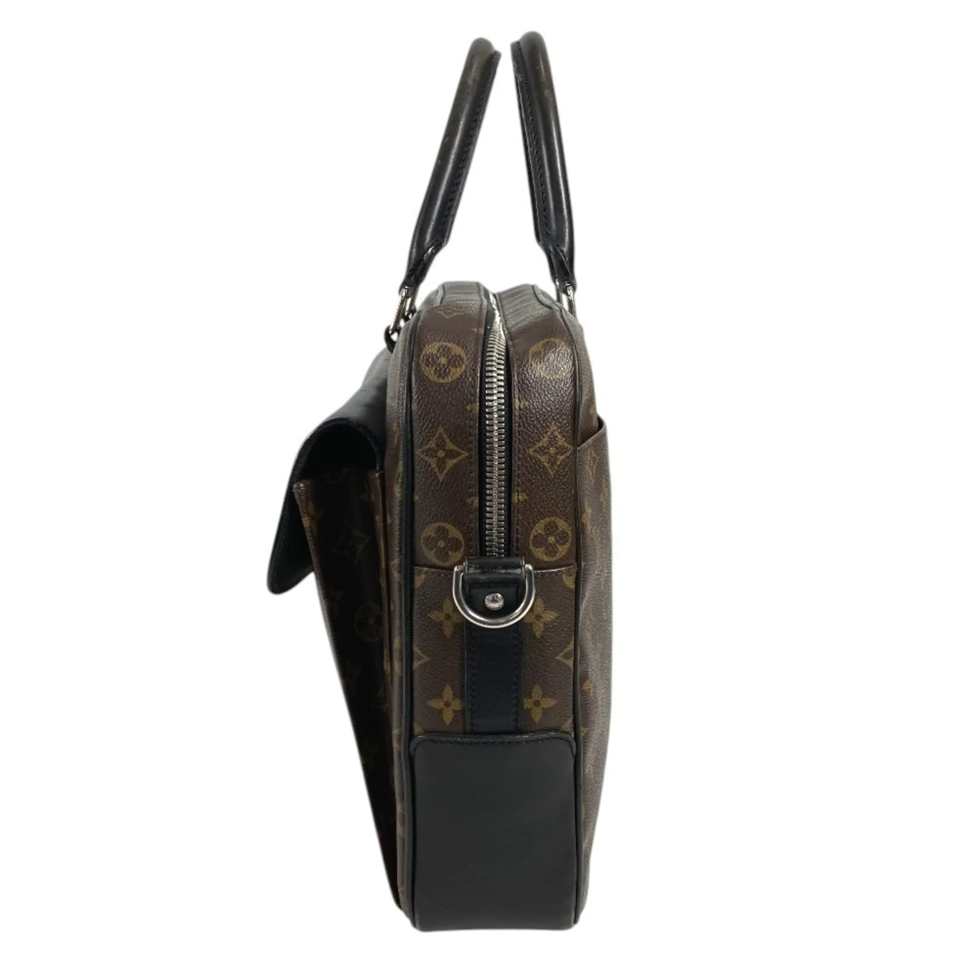 Soft Briefcase Macassar Monogram Canvas - Image 3