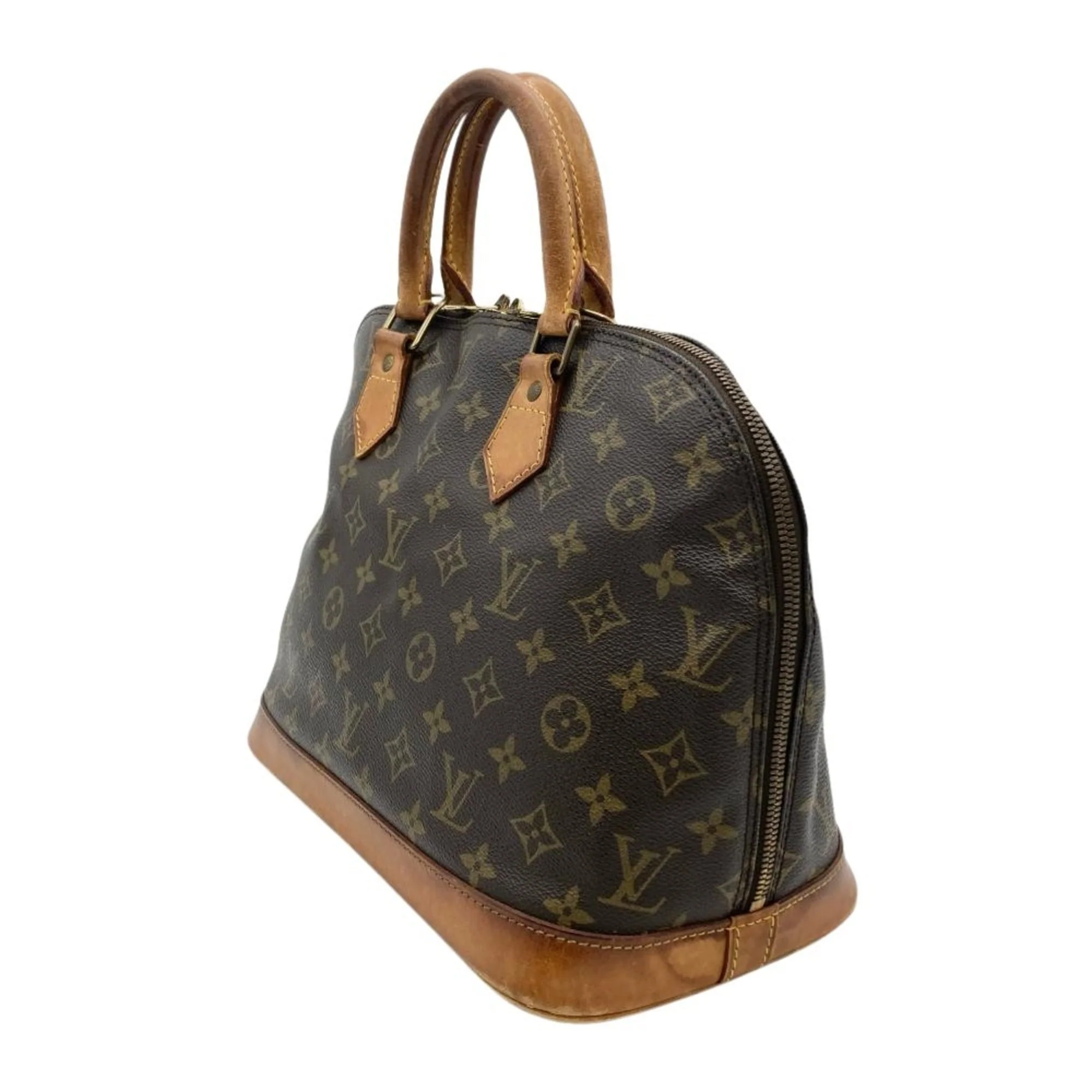 Vintage Alma Handbag Monogram Canvas PM - Image 2