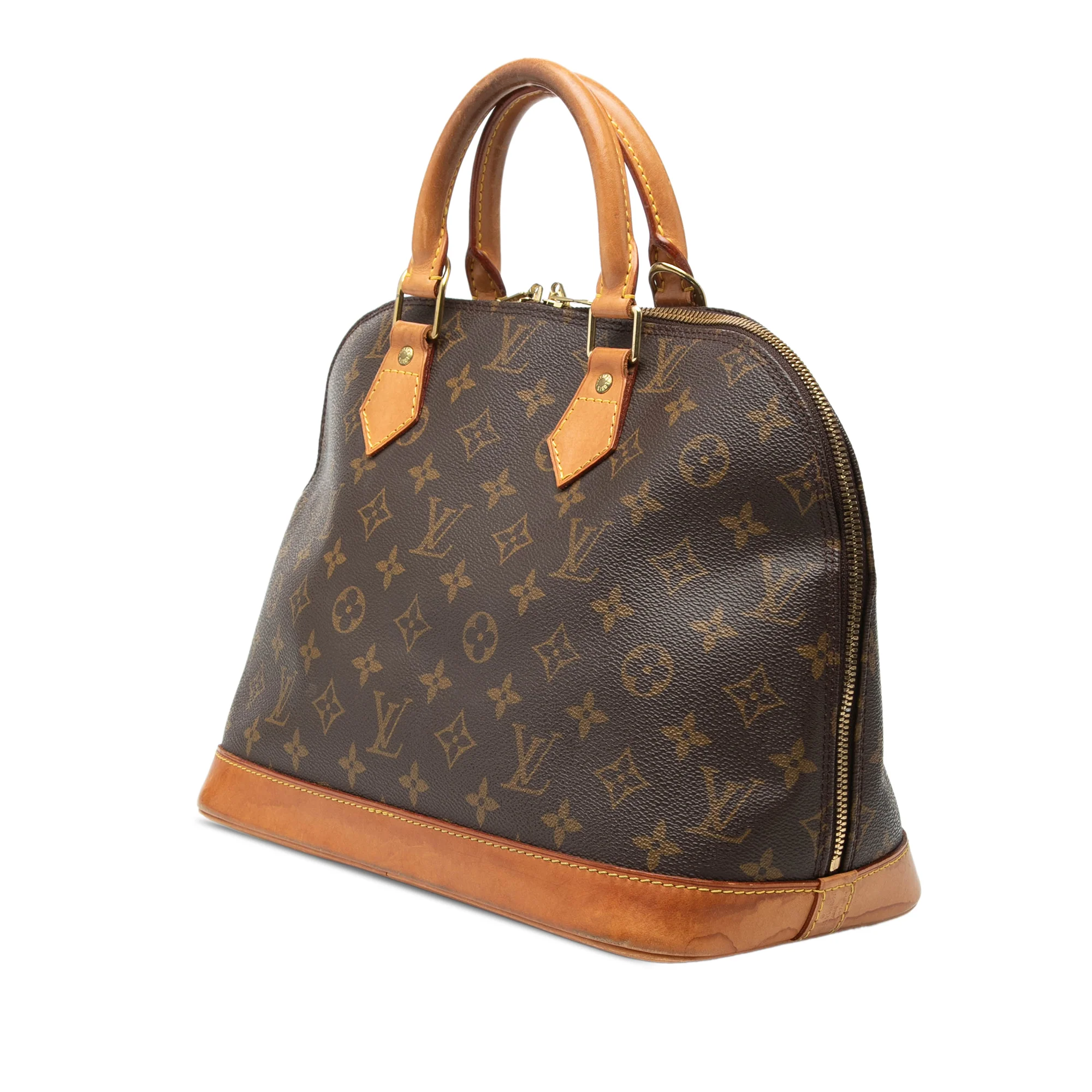Vintage Alma Handbag Monogram Canvas PM - Image 2