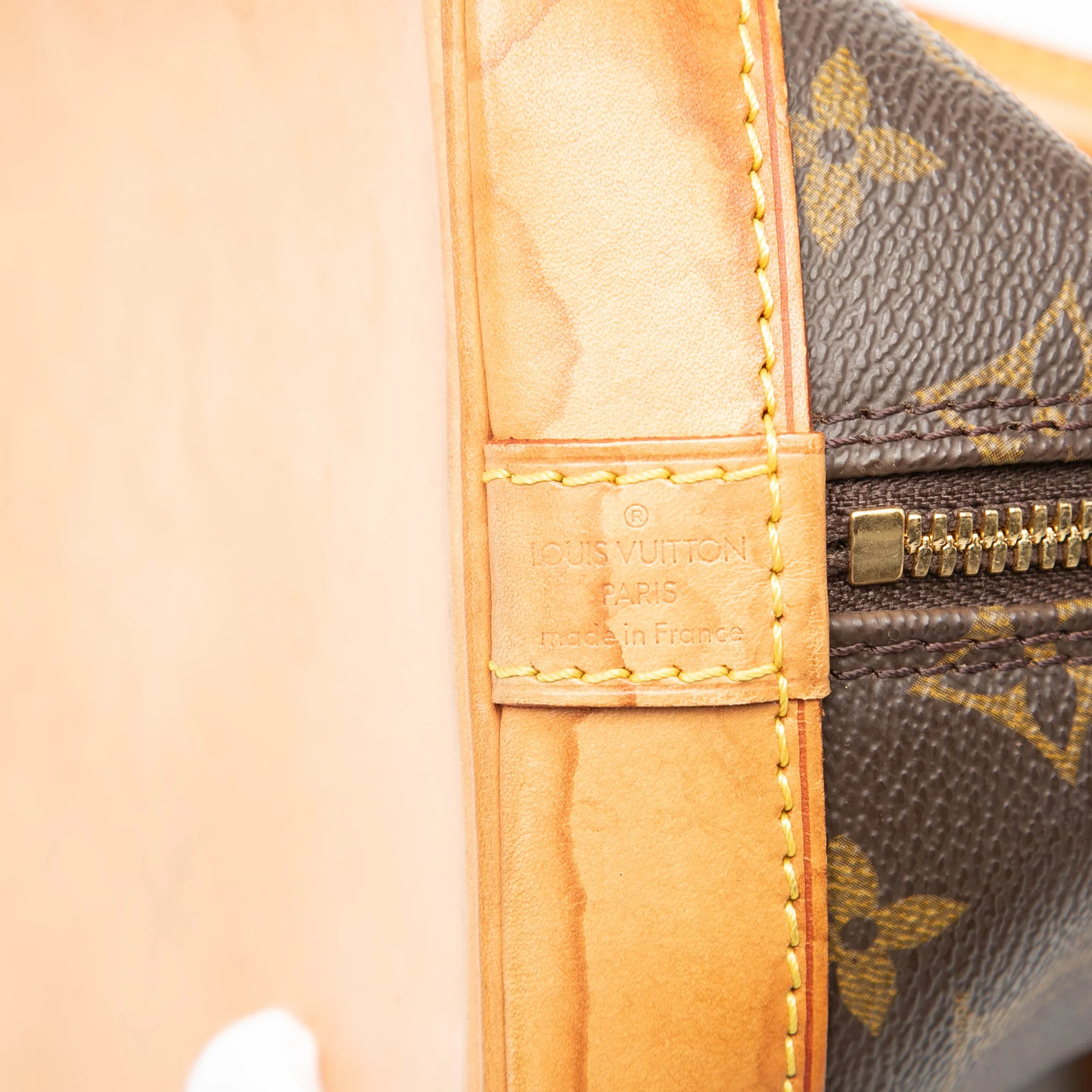 Vintage Alma Handbag Monogram Canvas PM - Image 7