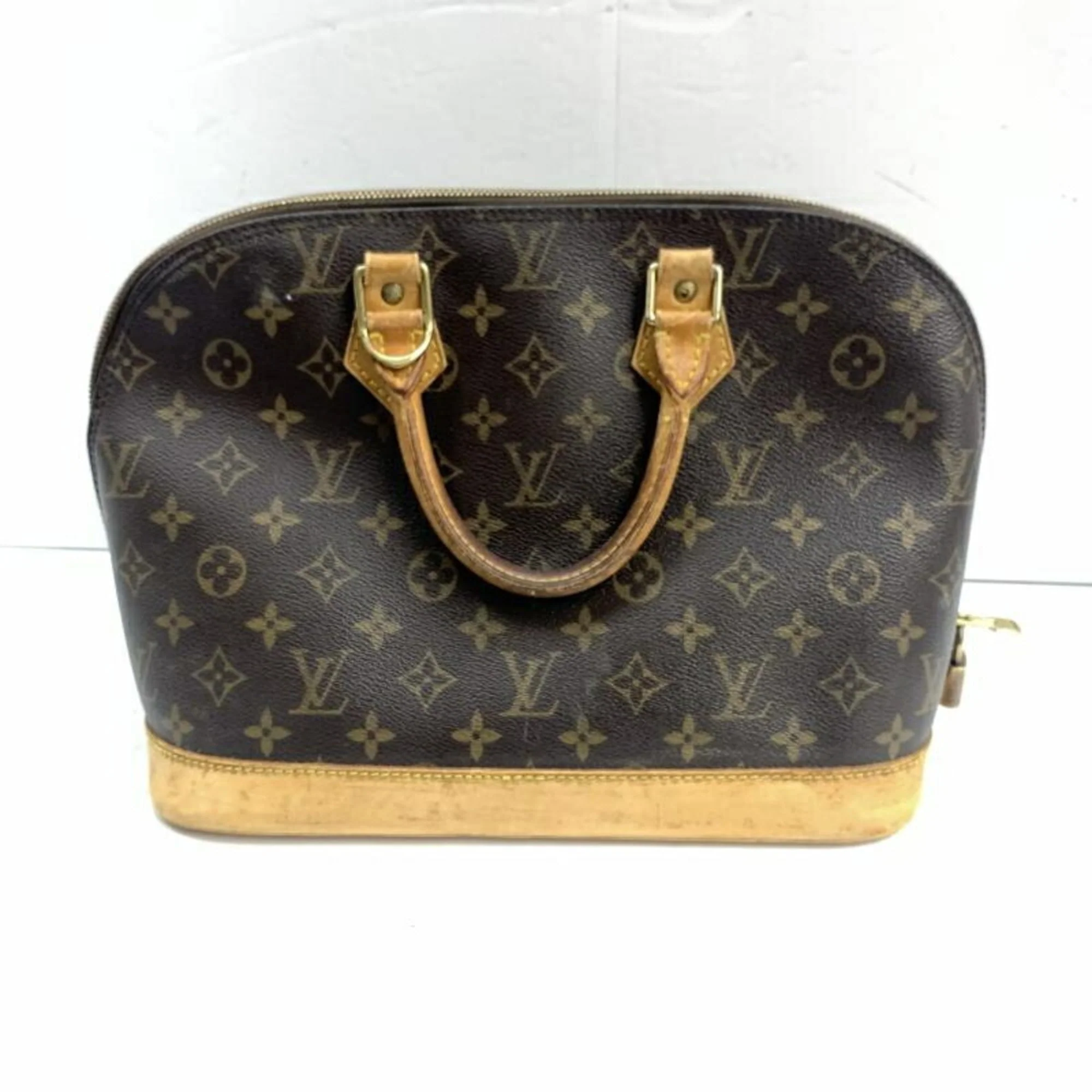 Vintage Alma Handbag Monogram Canvas PM