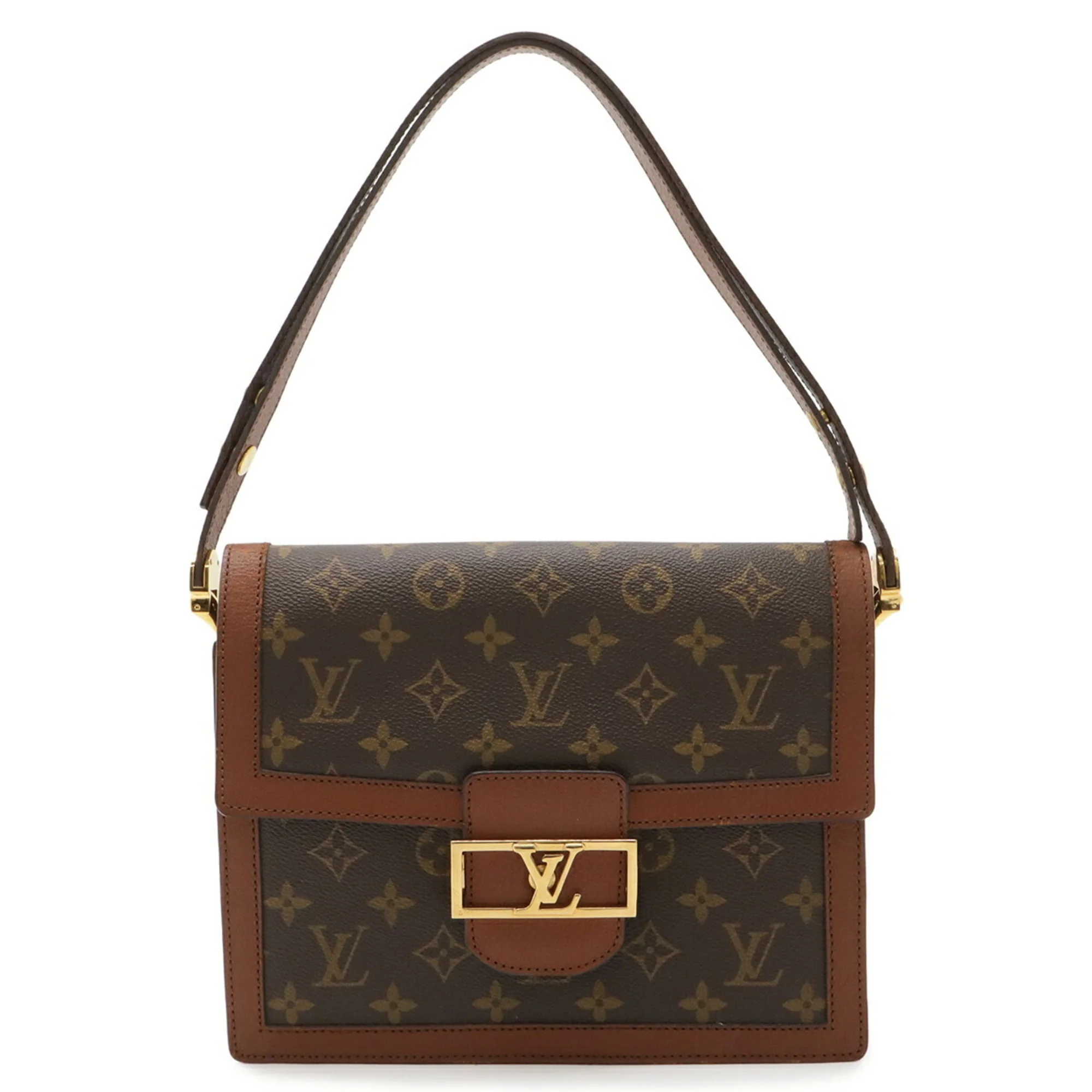 Vintage Dauphine Shoulder Bag Monogram Canvas