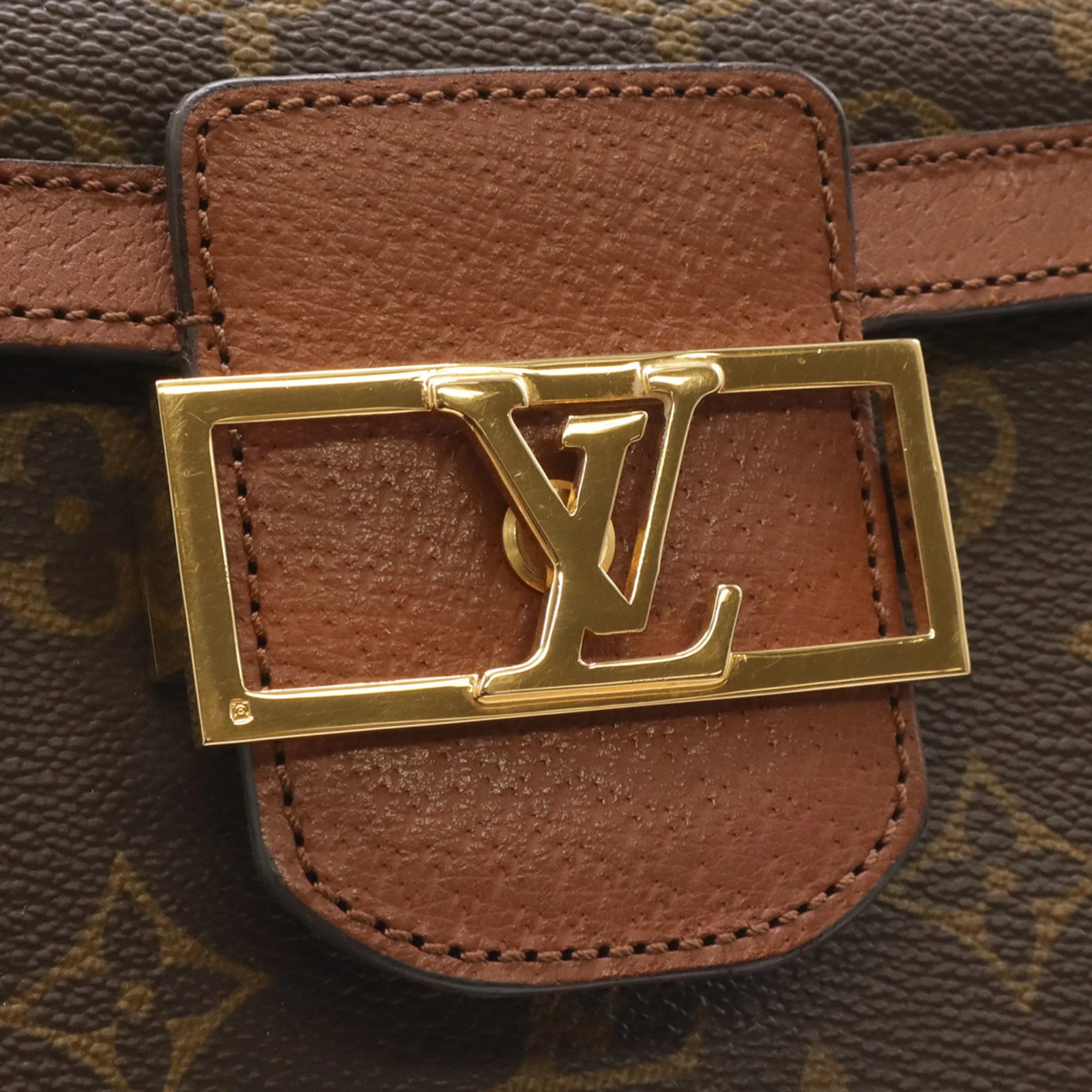 Vintage Dauphine Shoulder Bag Monogram Canvas - Image 6