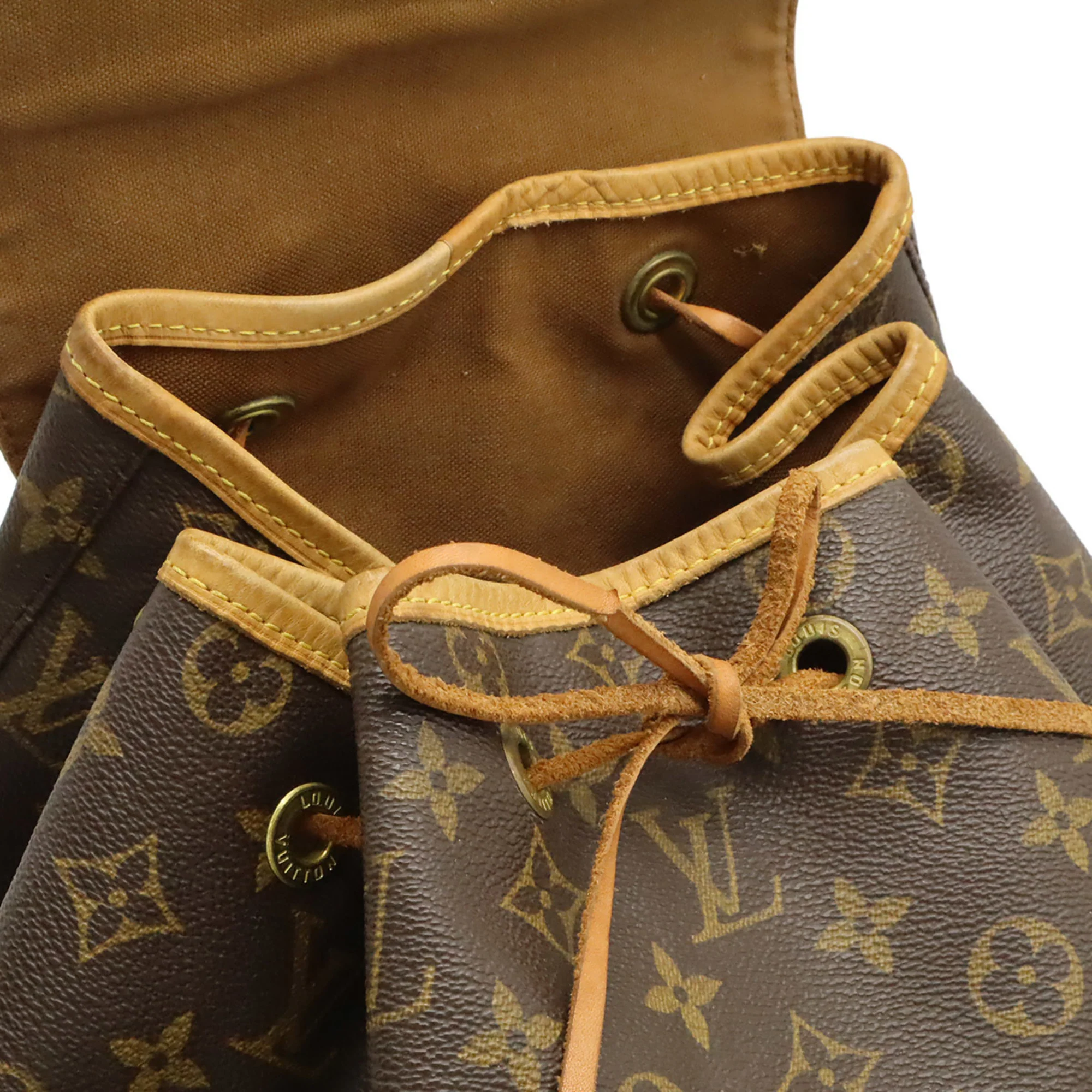 Vintage Montsouris Backpack Monogram Canvas GM - Image 7