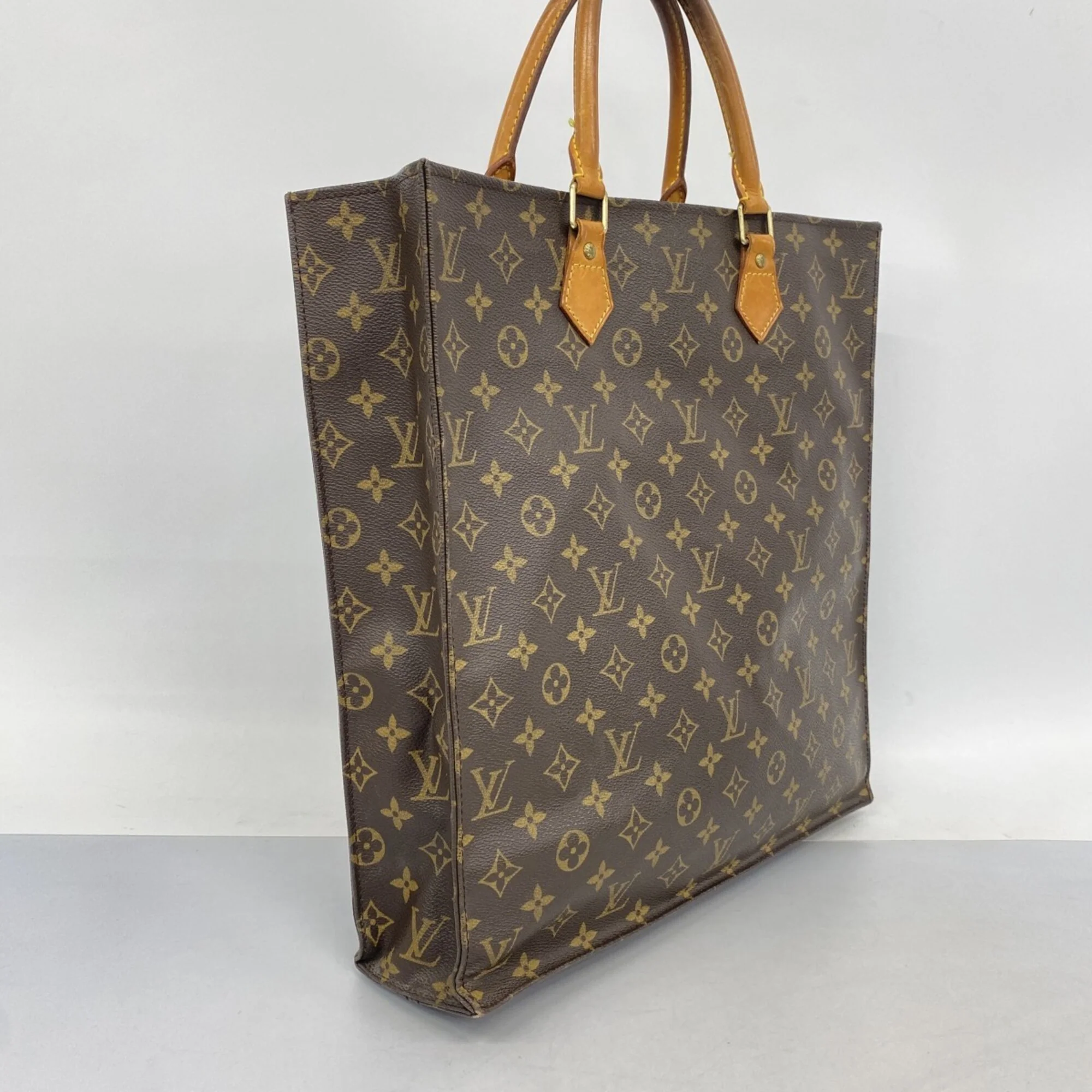 Vintage Sac Plat Bag Monogram Canvas - Image 2