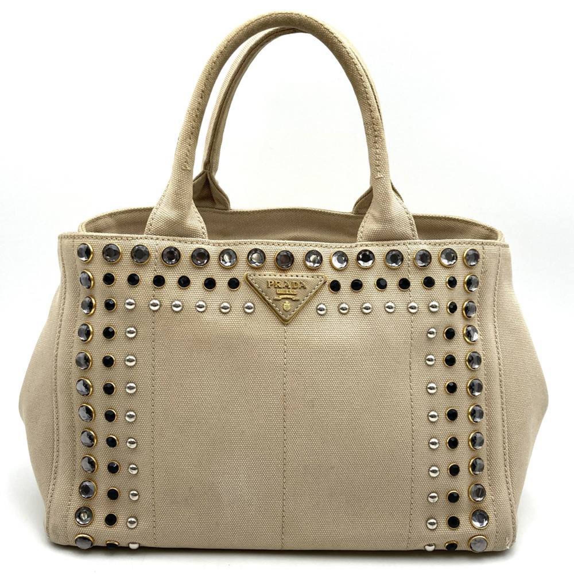 Canapa Convertible Tote Rhinestone Embellished Canvas Medium