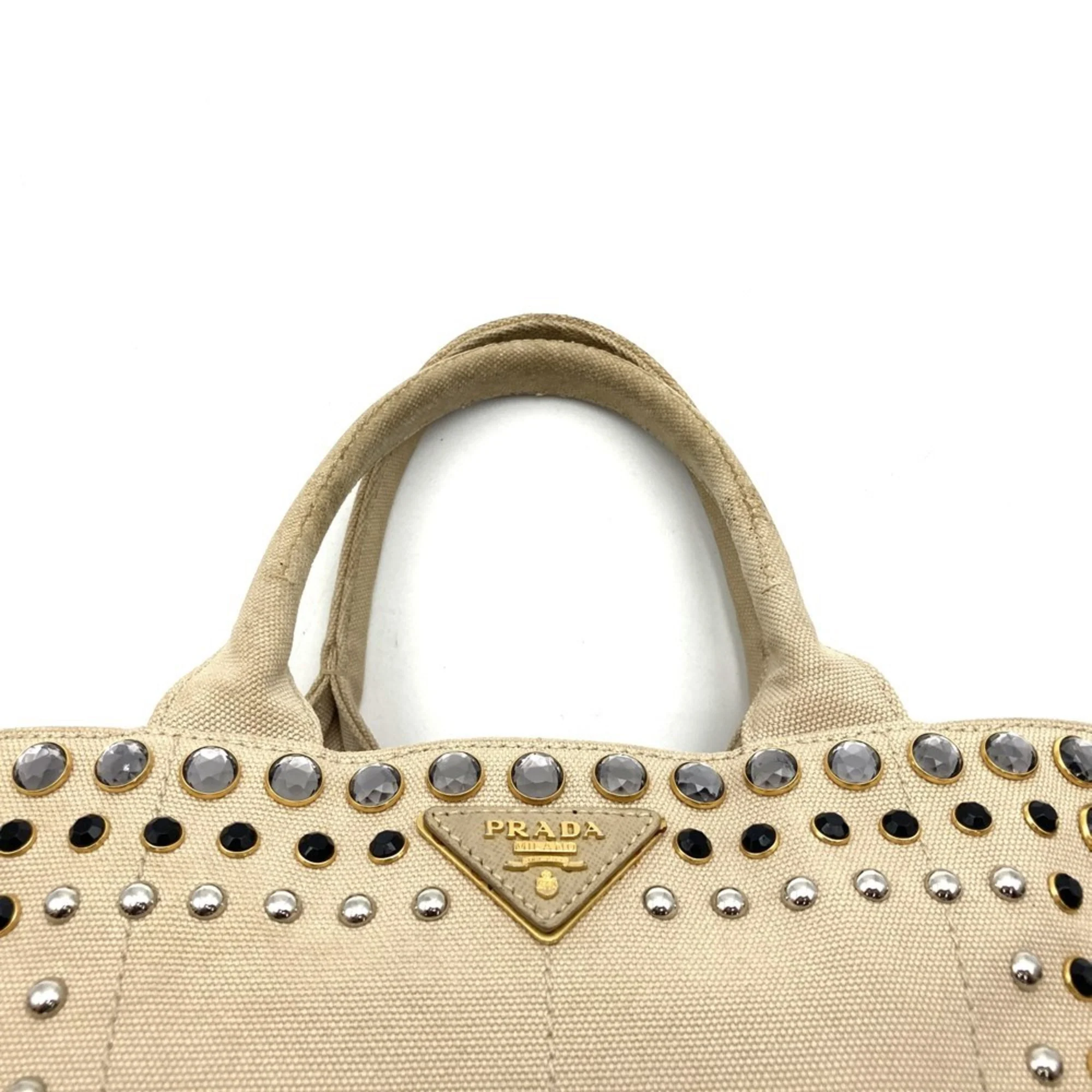 Canapa Convertible Tote Rhinestone Embellished Canvas Medium - Image 6