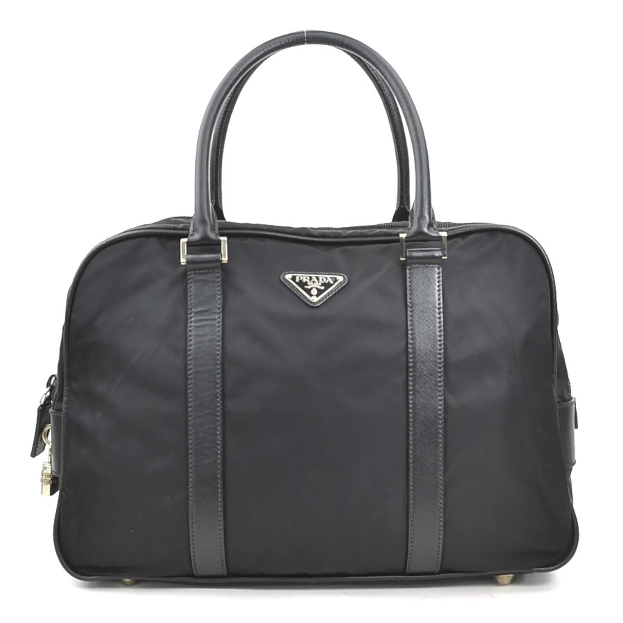 Convertible Weekender Bag Tessuto with Saffiano Leather Medium