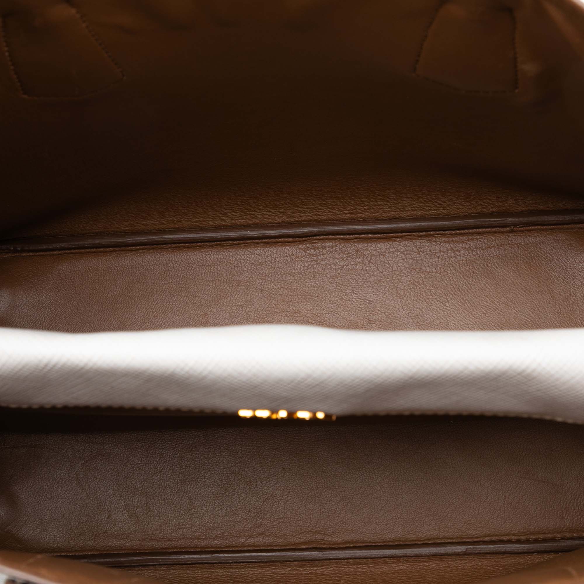 Cuir Double Tote Saffiano Leather Medium - Image 4