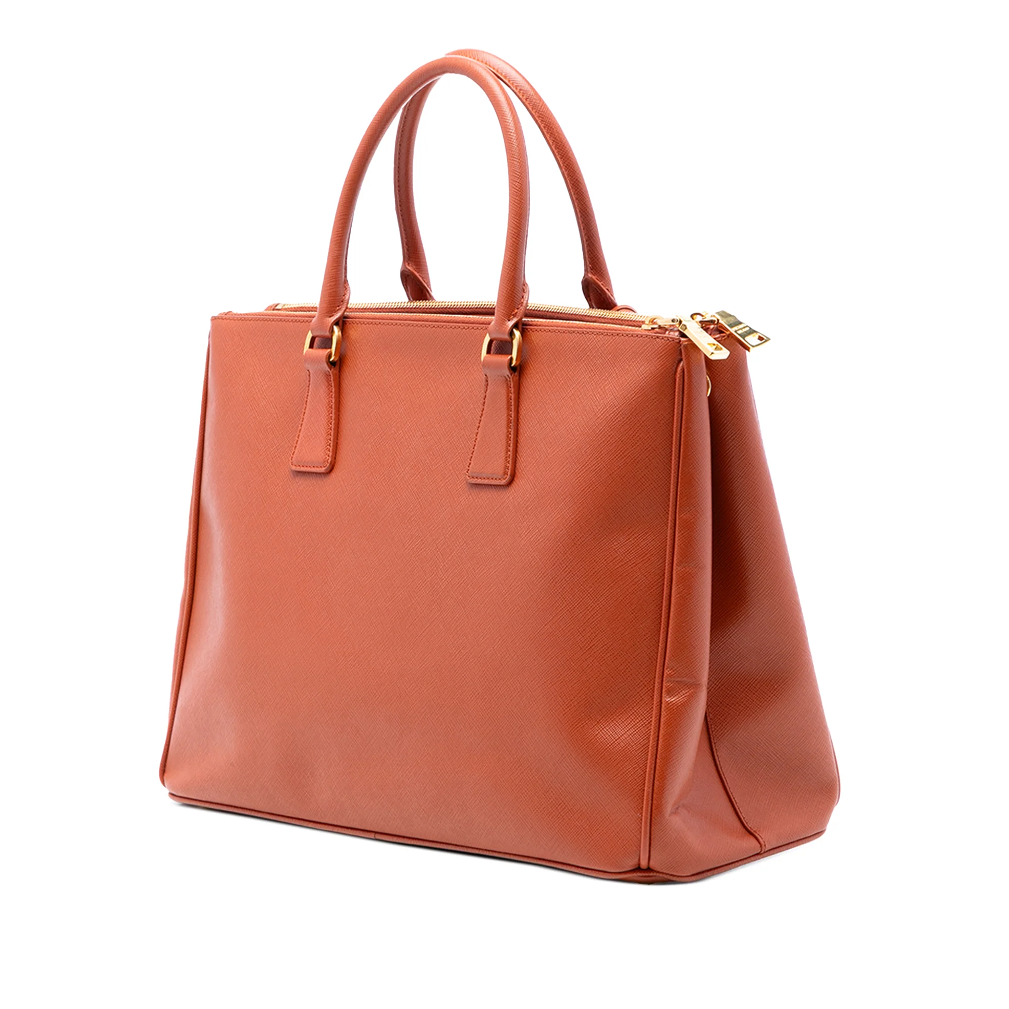 Double Zip Lux Tote Saffiano Leather Large - Image 2