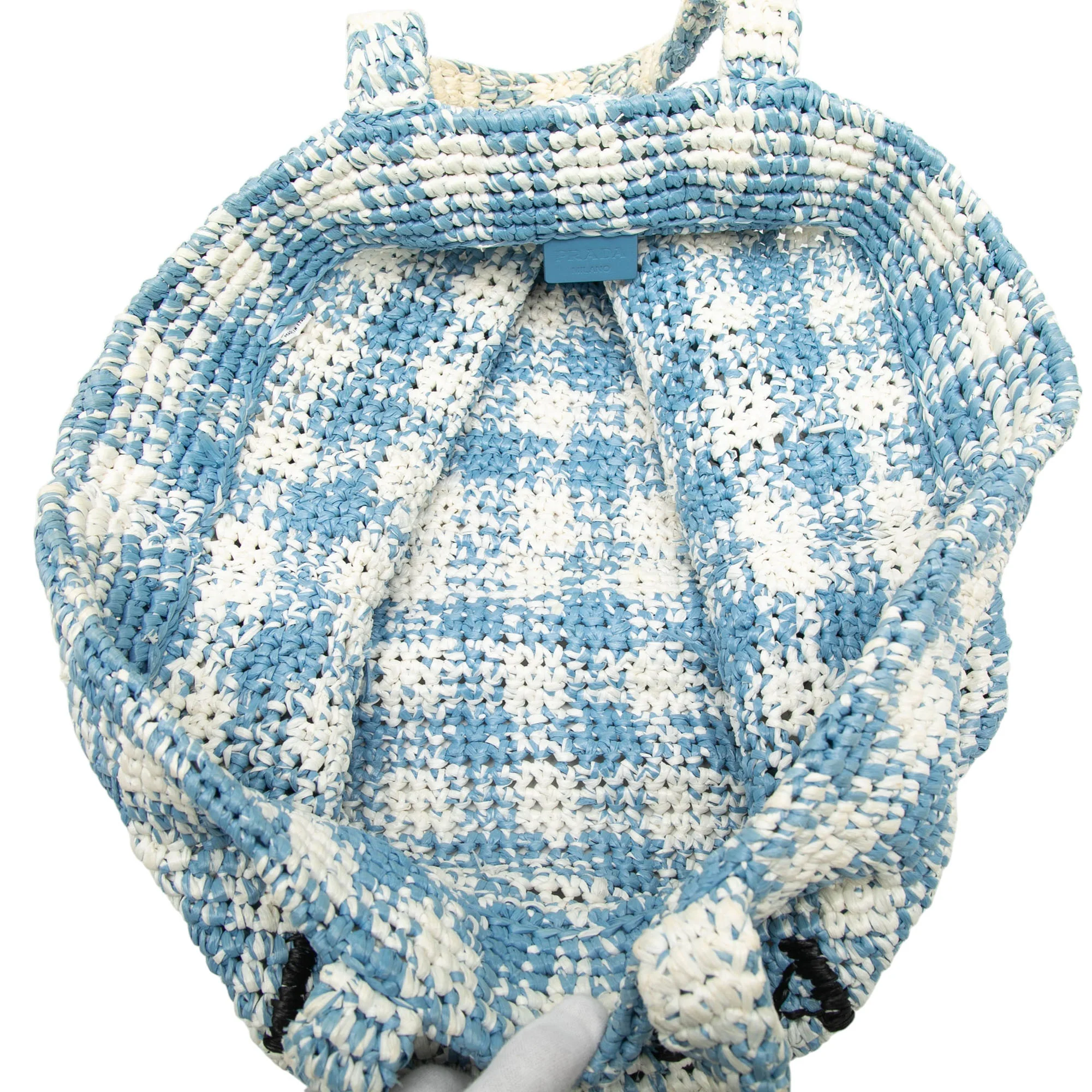 Logo Tote Raffia Large - Image 4