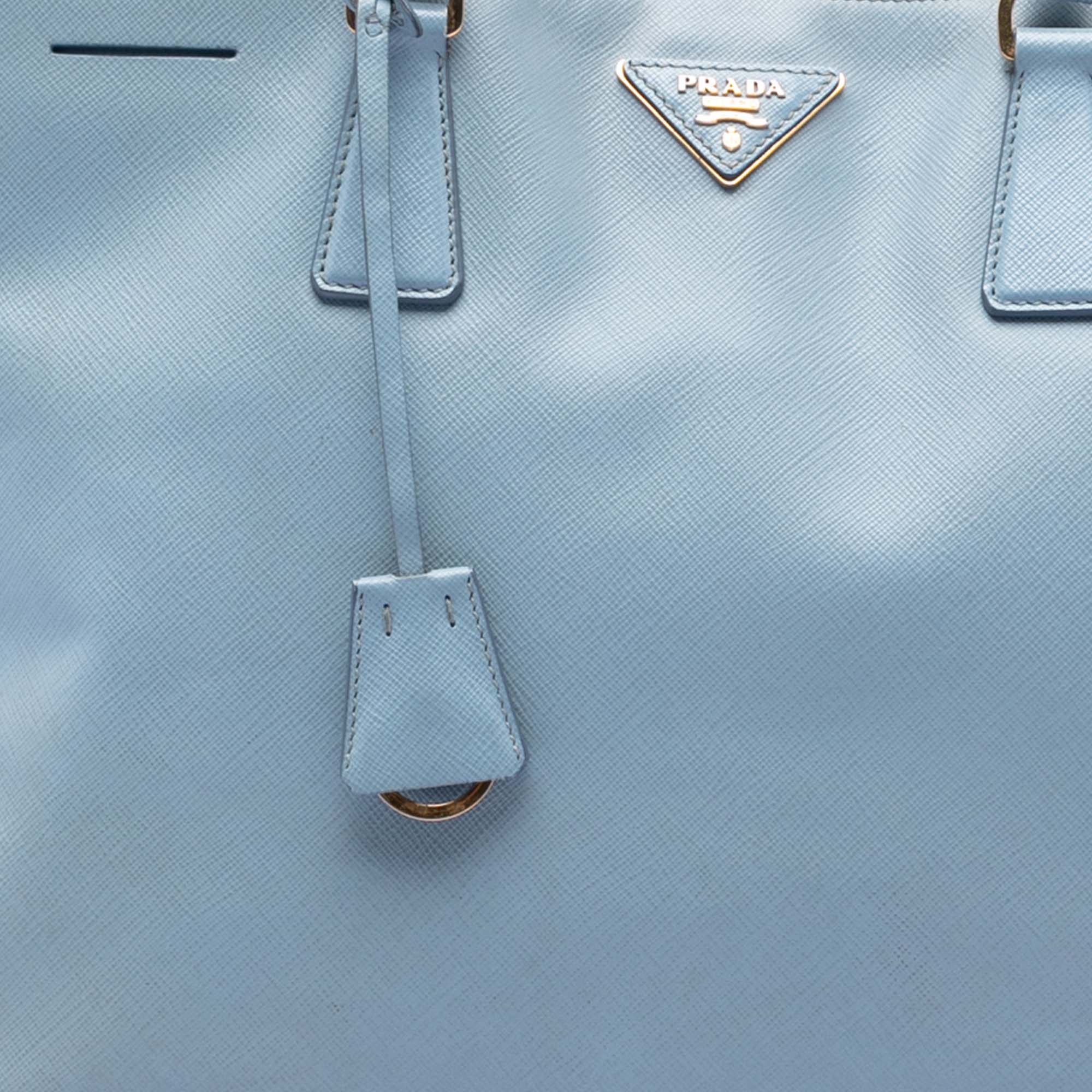 Lux Open Tote Saffiano Leather Large - Image 6