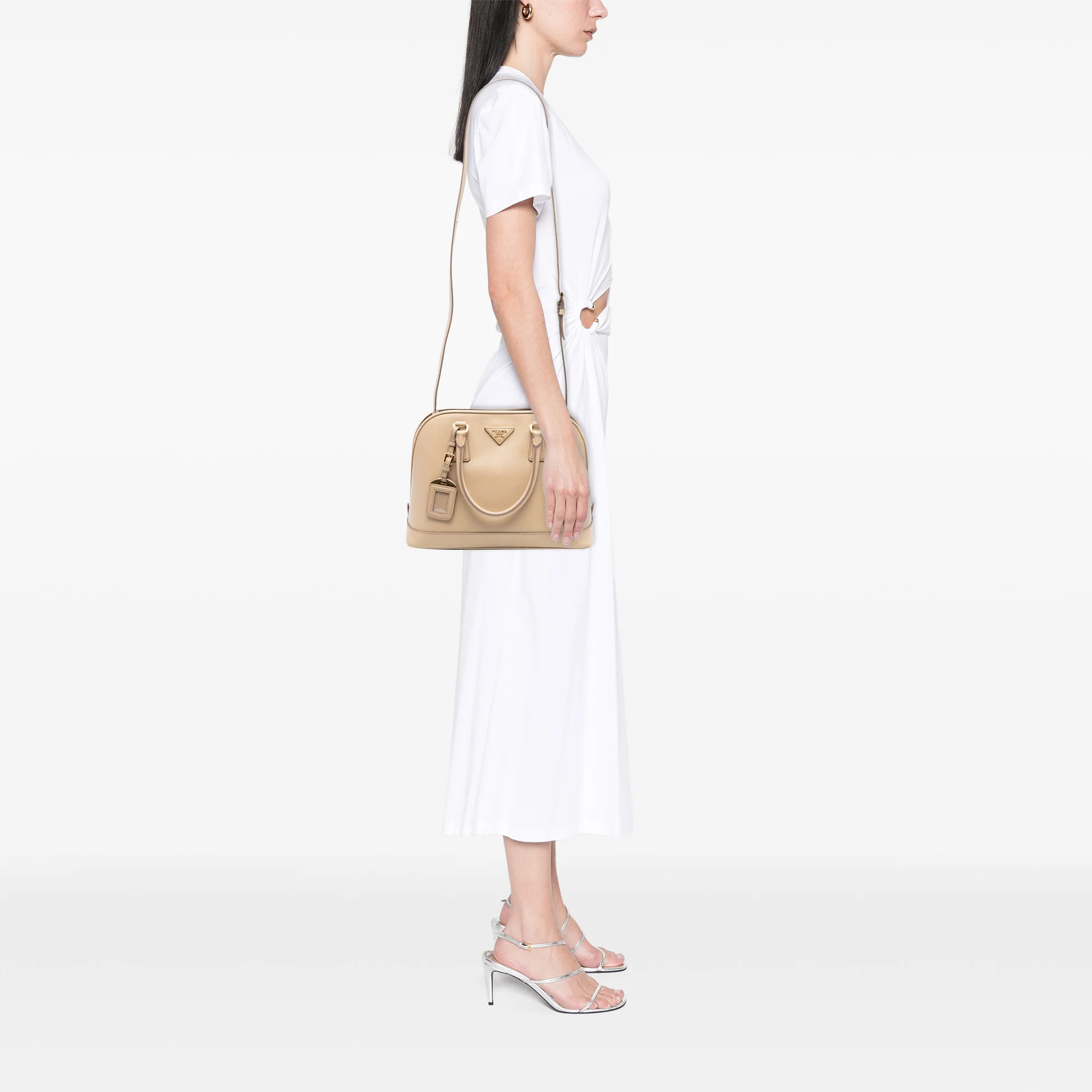 Open Promenade Bag Saffiano Leather Medium - Image 6