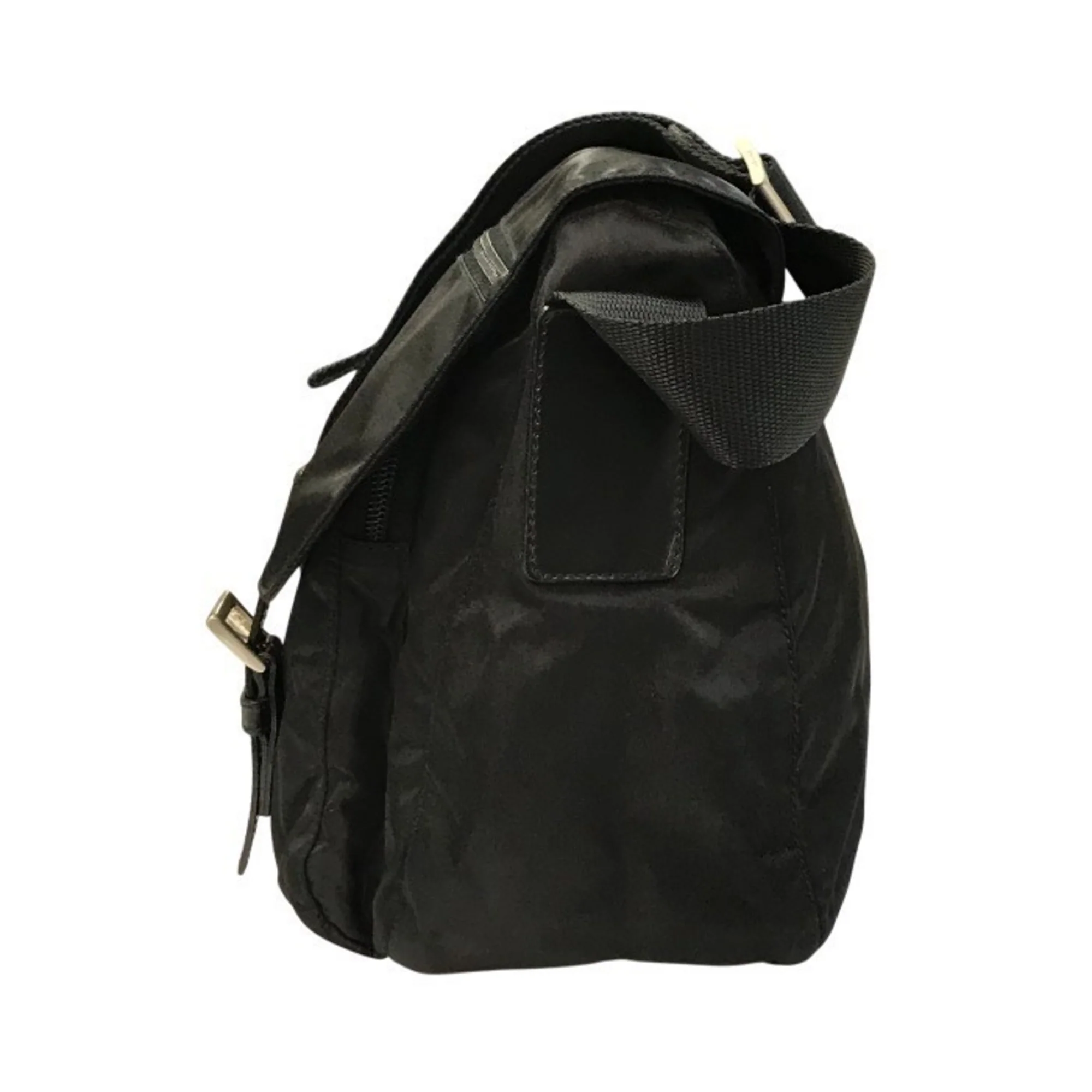 Zip Buckle Messenger Bag Tessuto Medium - Image 2