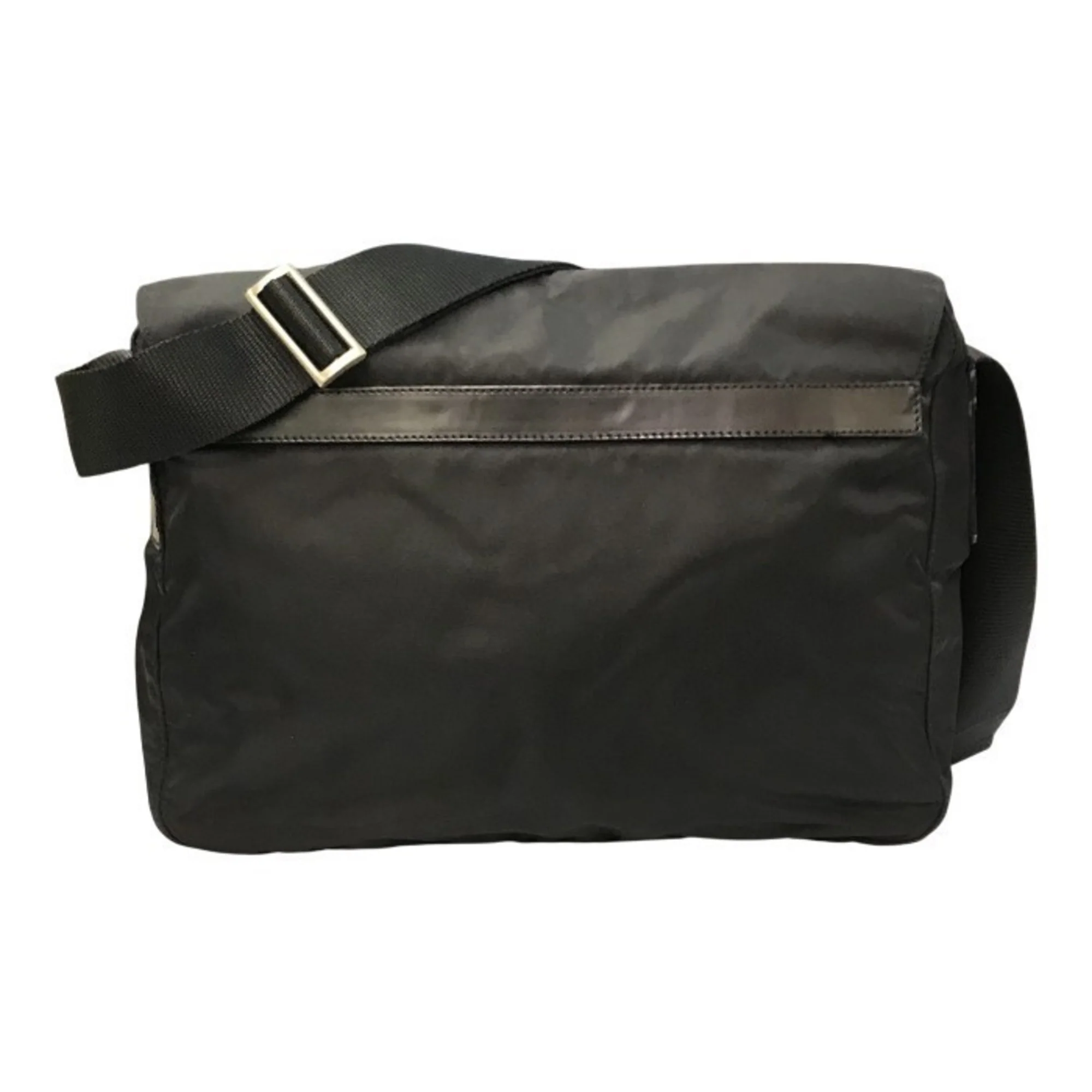 Zip Buckle Messenger Bag Tessuto Medium - Image 3