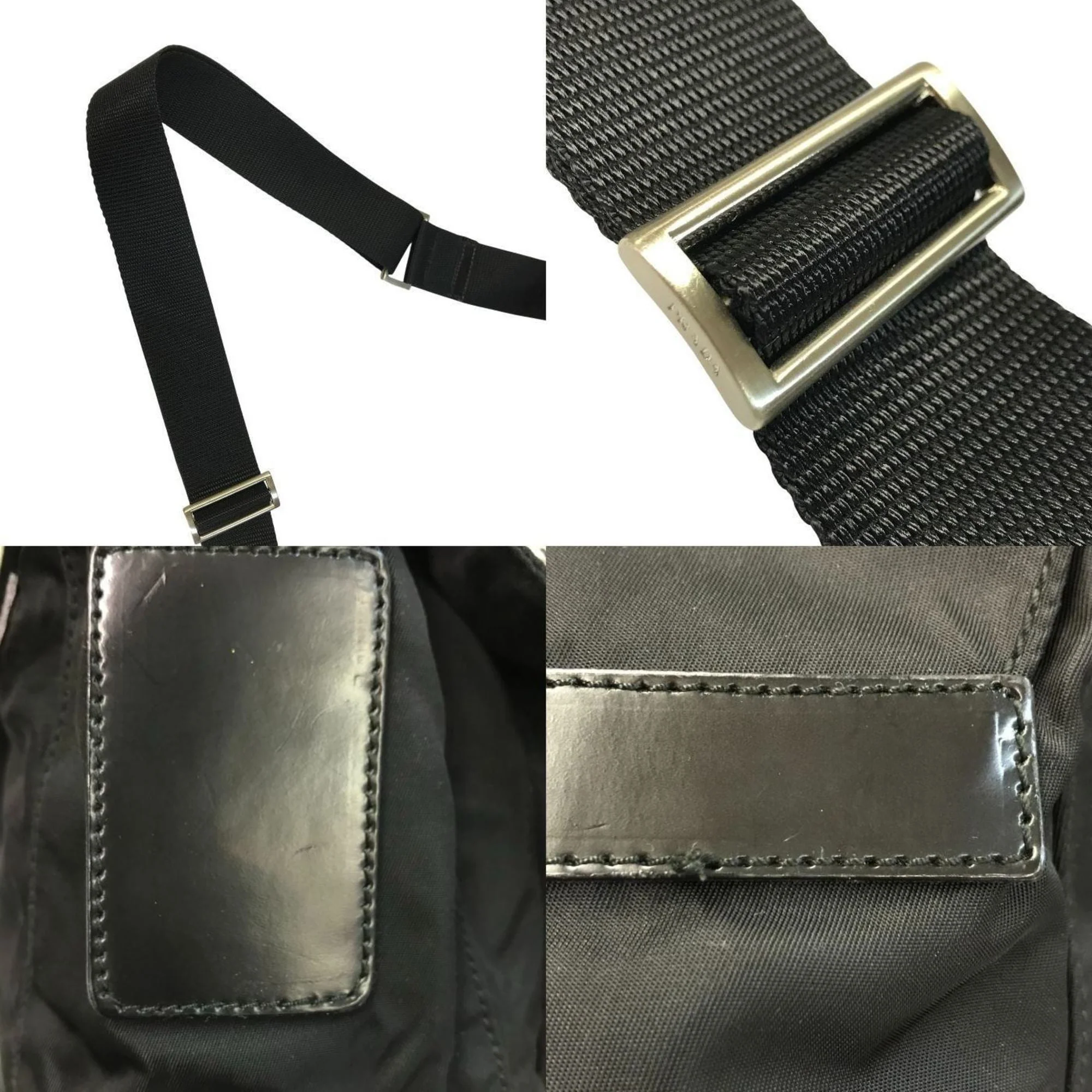 Zip Buckle Messenger Bag Tessuto Medium - Image 8
