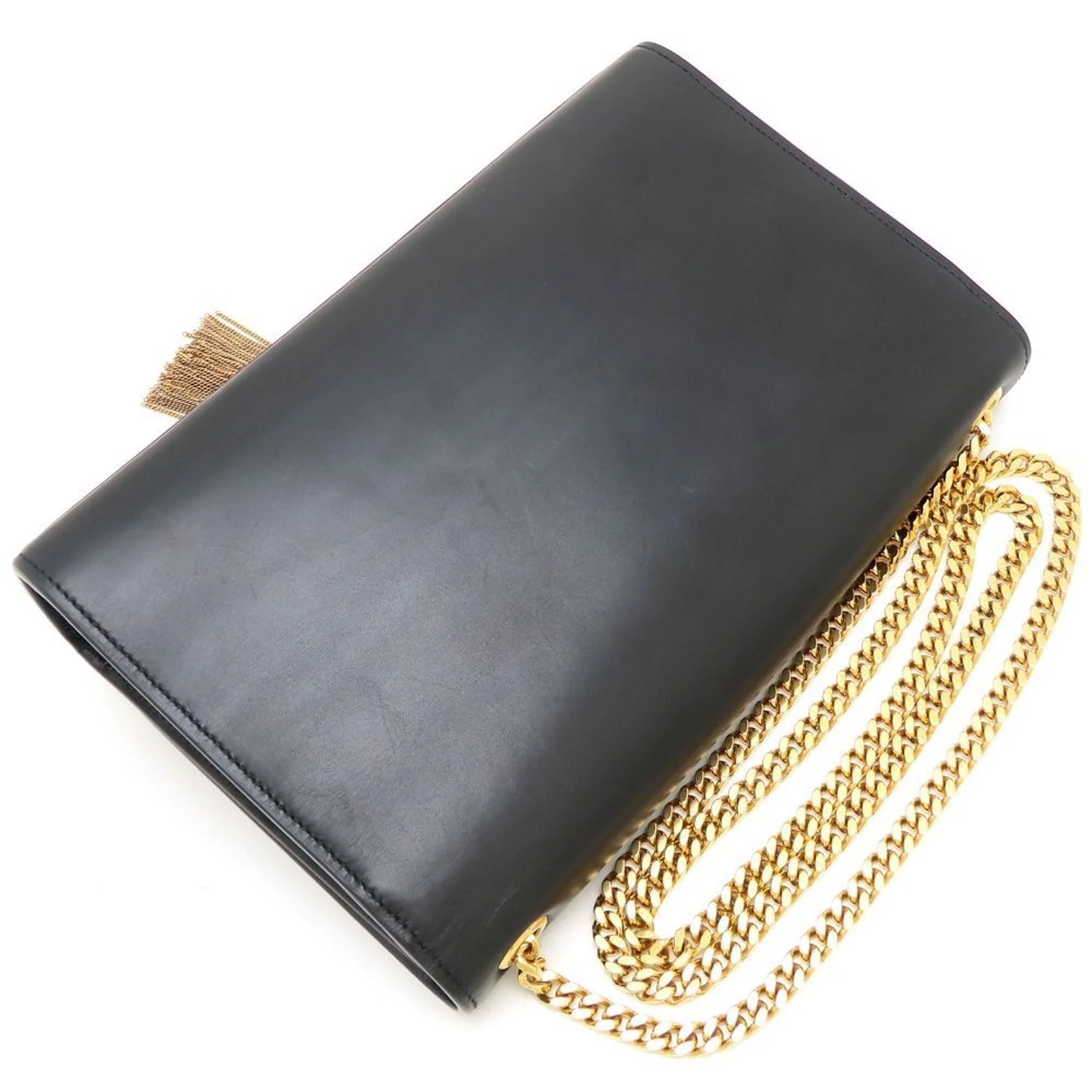 Classic Monogram Tassel Crossbody Bag Leather Medium - Image 5