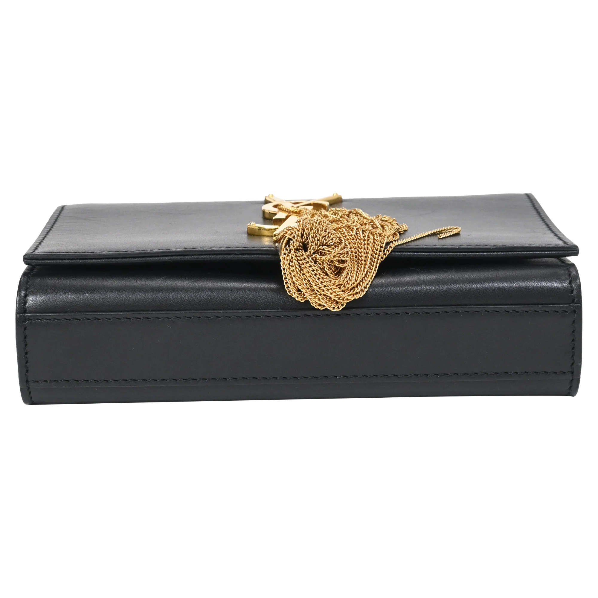 Classic Monogram Tassel Crossbody Bag Leather Small - Image 4