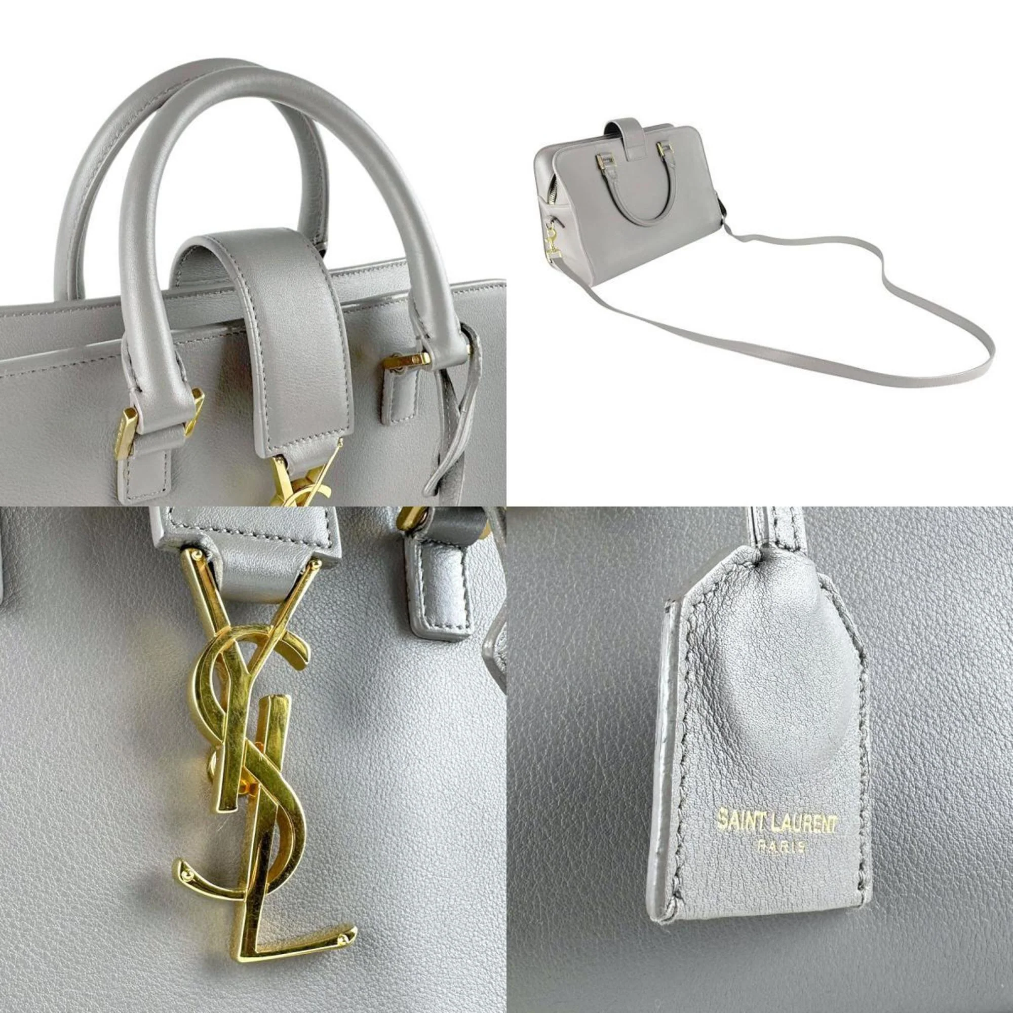 Monogram Cabas Leather Baby - Image 4