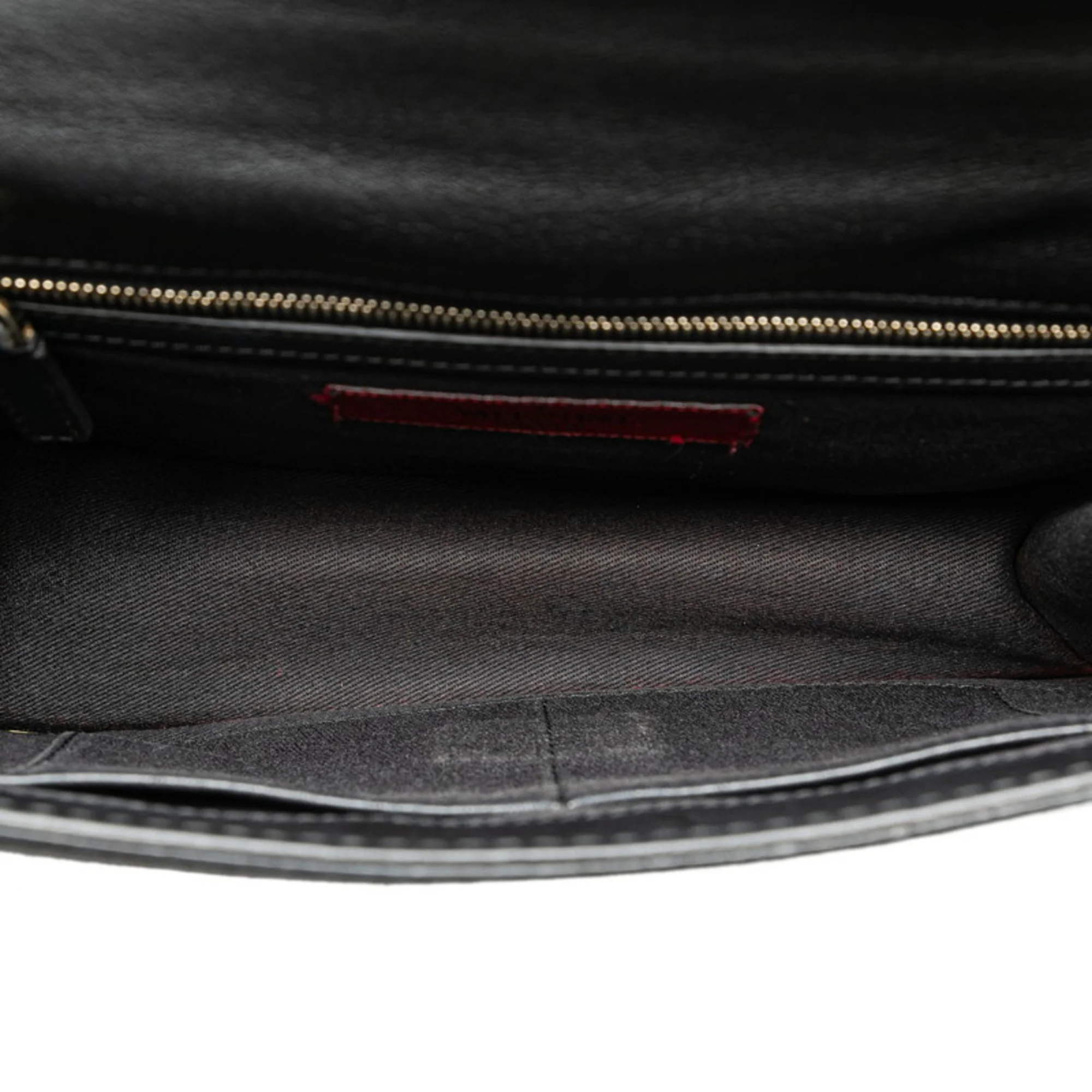 Glam Lock Shoulder Bag Leather Medium - Image 5