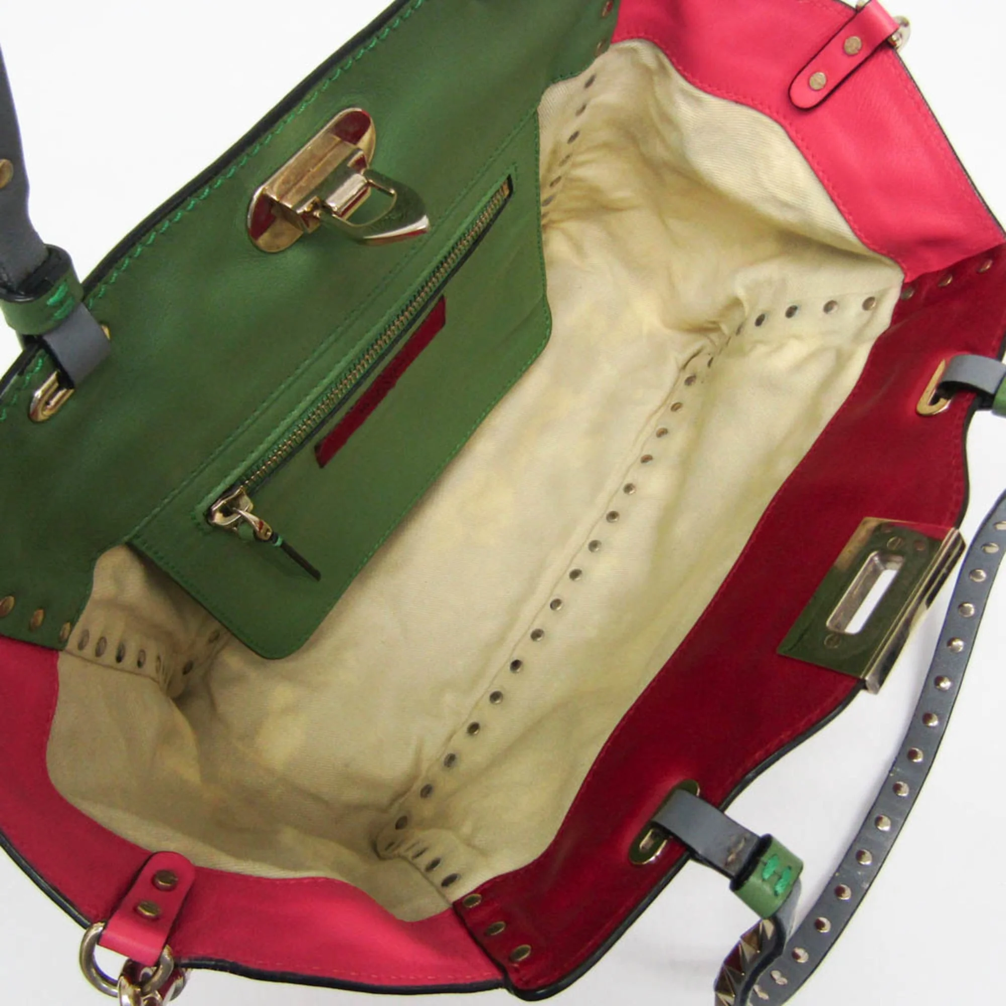 Rockstud Tote Soft Leather Small - Image 3