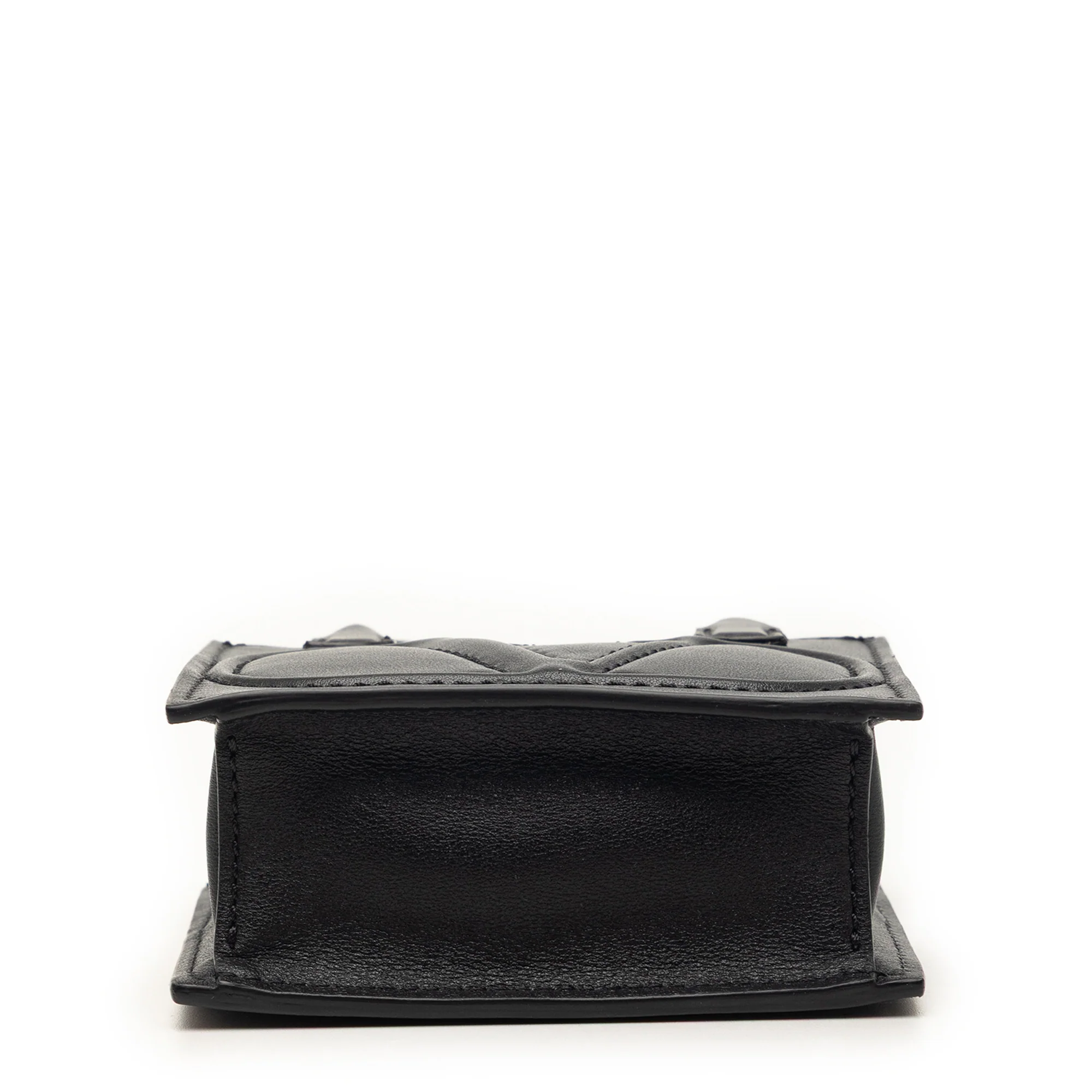 VLogo Signature Pouch Tote Leather Mini - Image 3