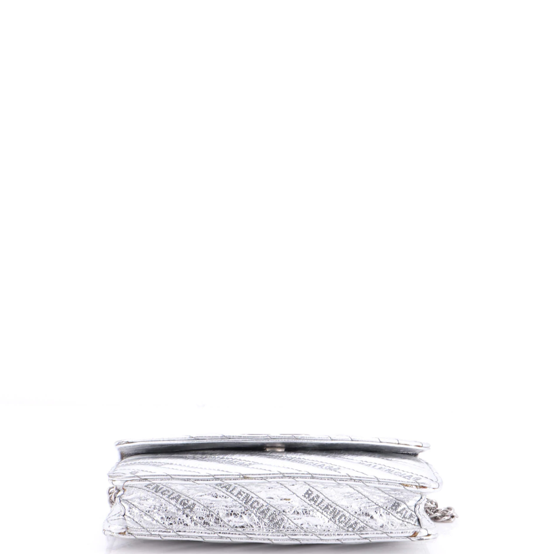 BB Chain Wallet Embossed Leather - Image 4