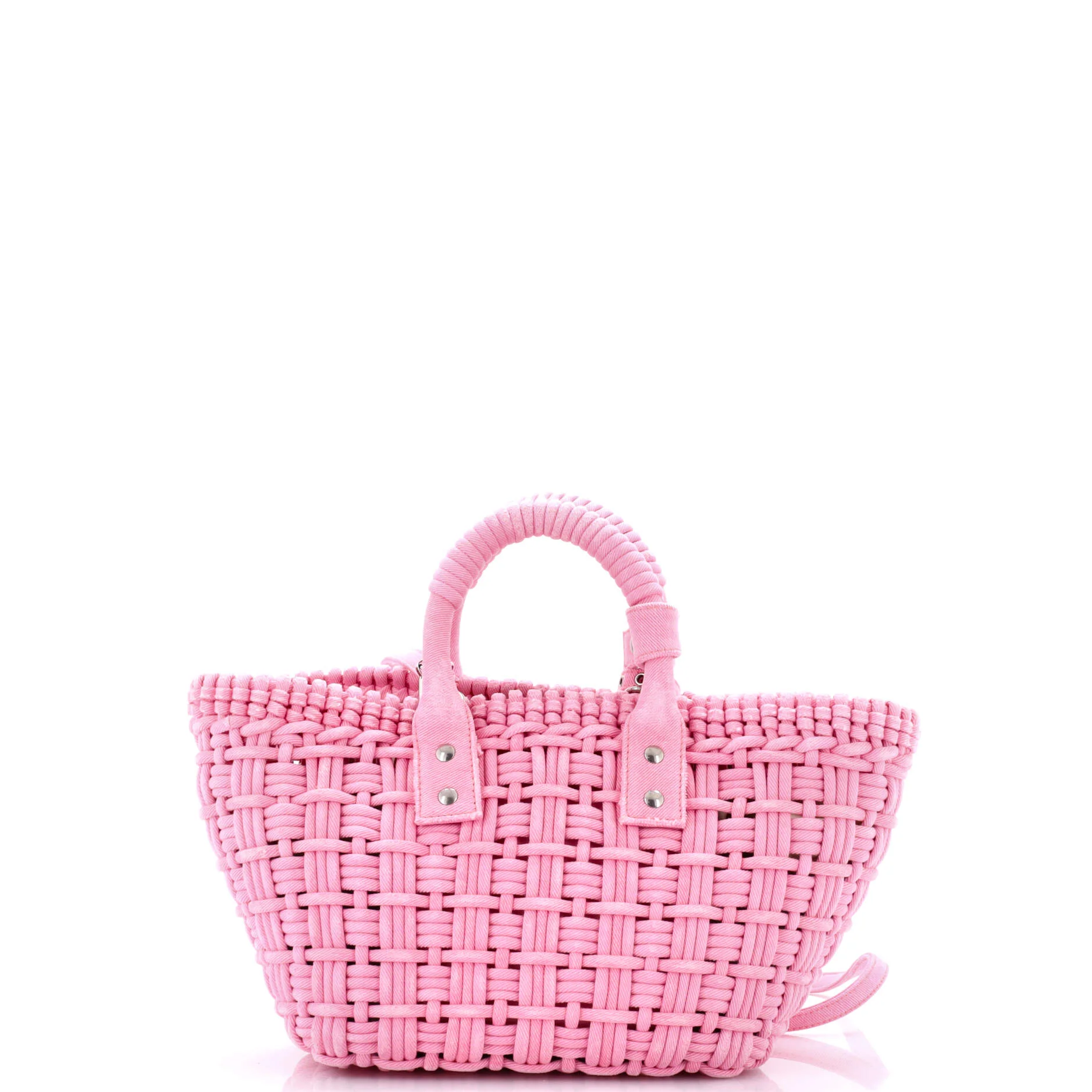 Bistro Panier Bag Woven Denim XS - Image 3