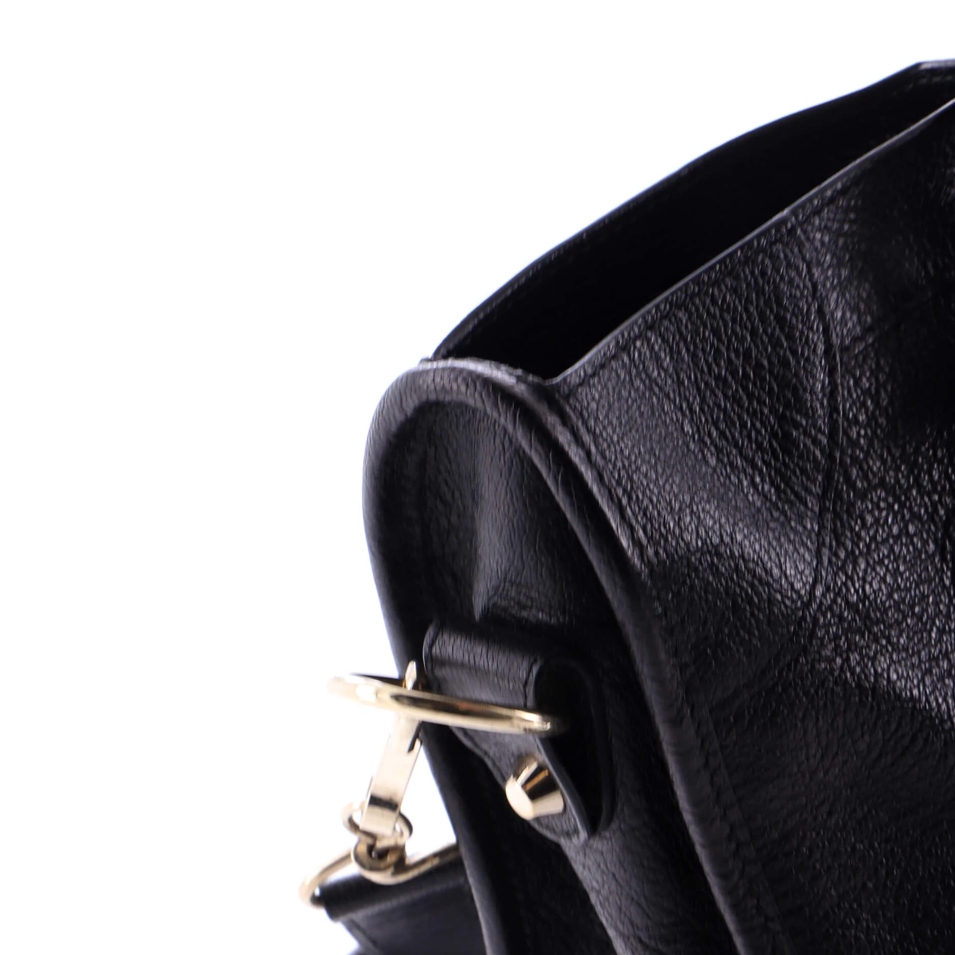 City Classic Metallic Edge Bag Leather Medium - Image 7