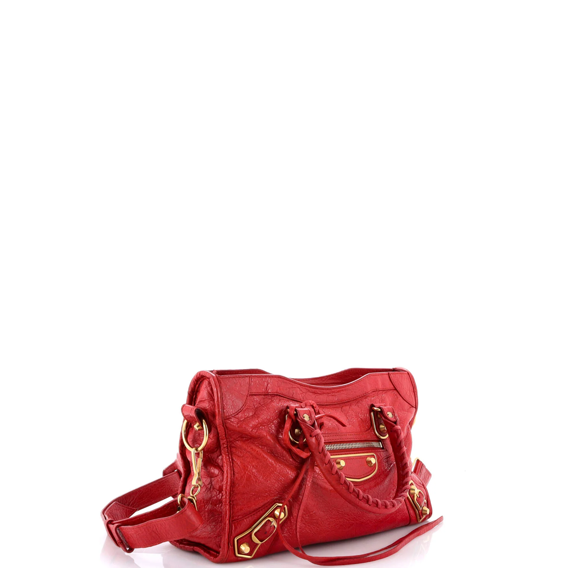 City Classic Metallic Edge Bag Leather Small - Image 3