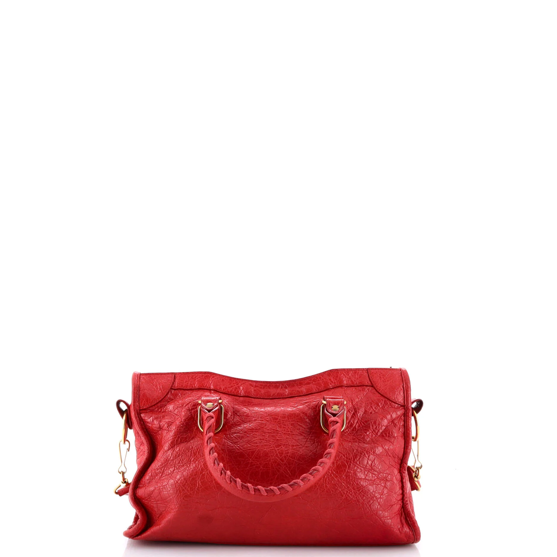 City Classic Metallic Edge Bag Leather Small - Image 4
