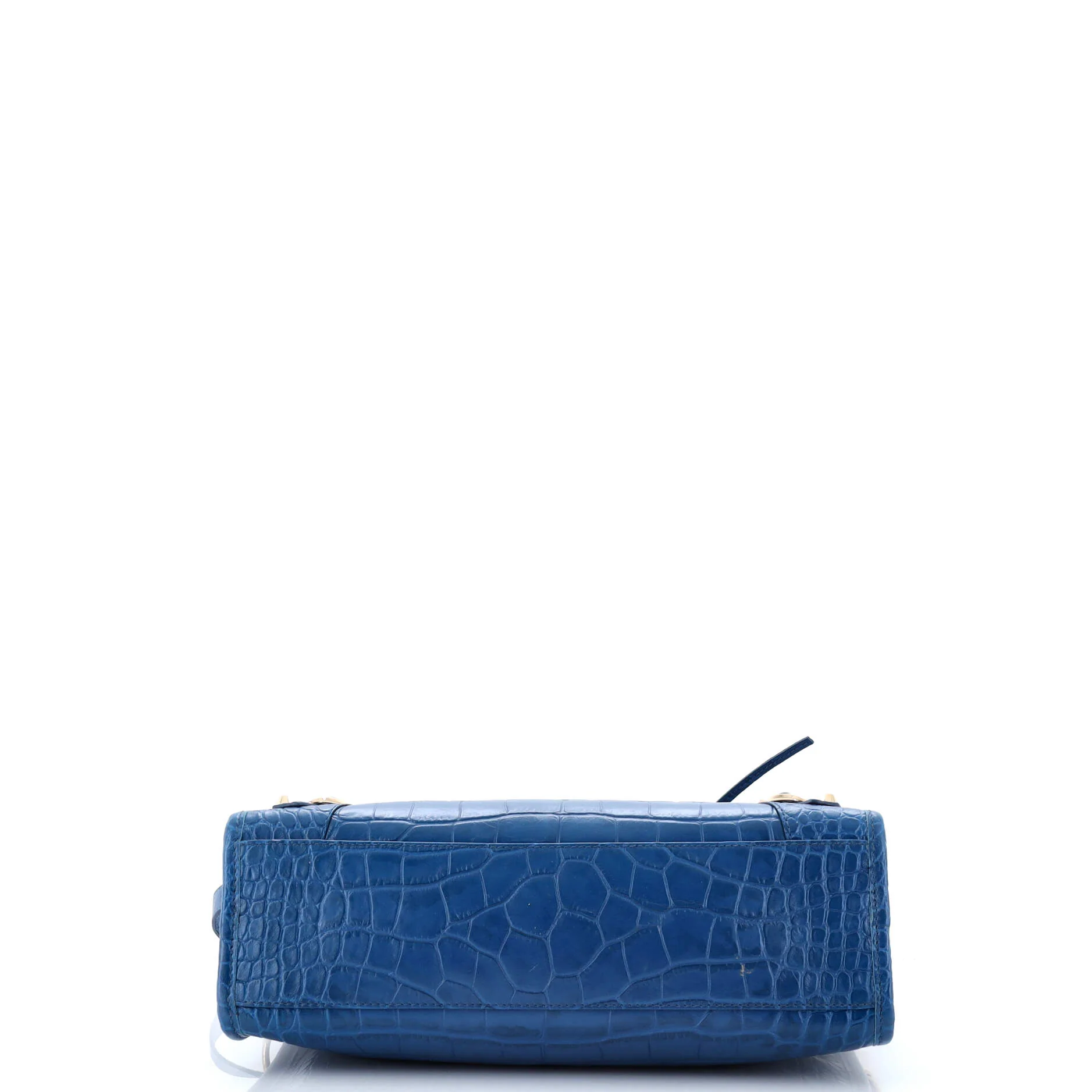 City Classic Studs Bag Crocodile Embossed Leather Small - Image 4