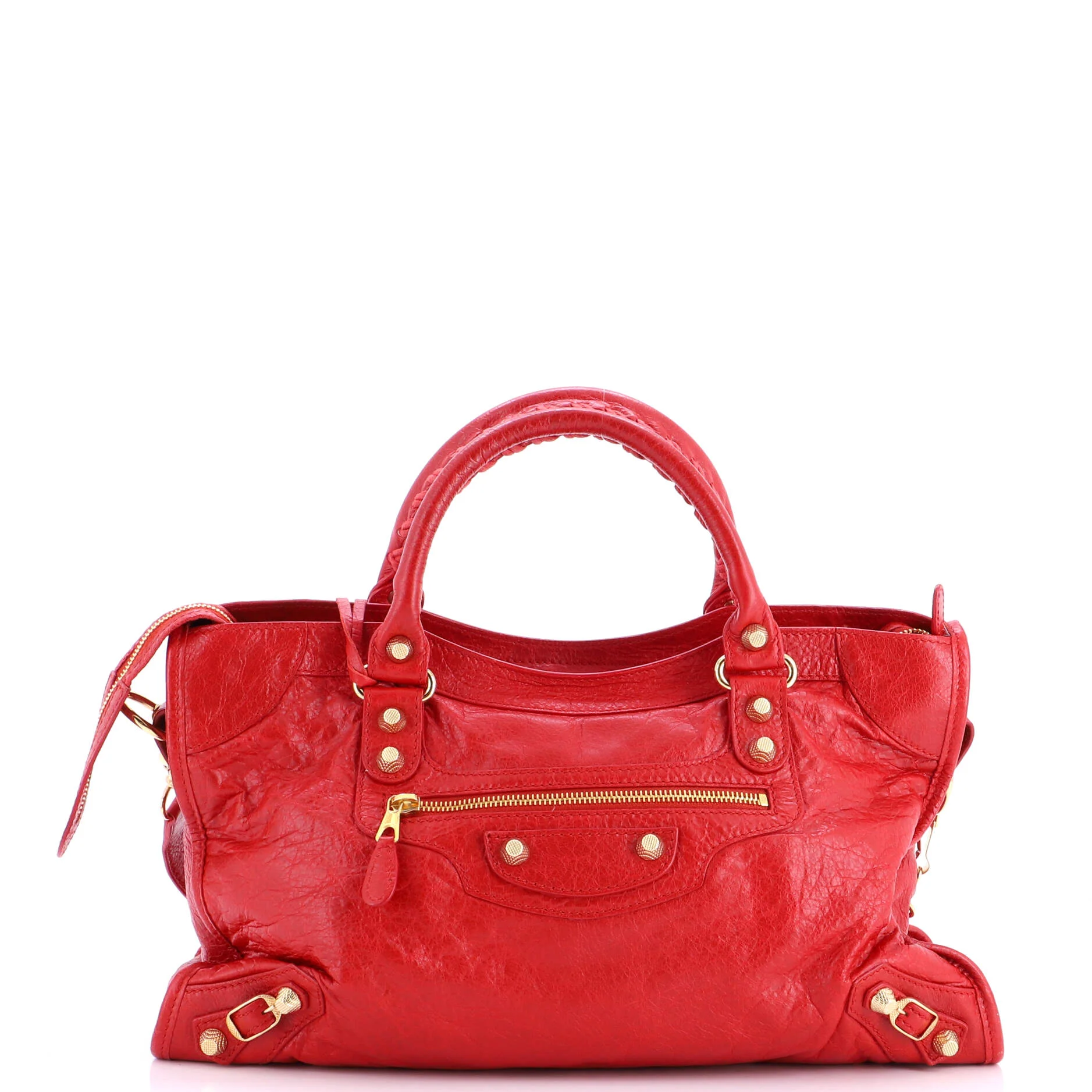 City Giant Studs Bag Leather Medium