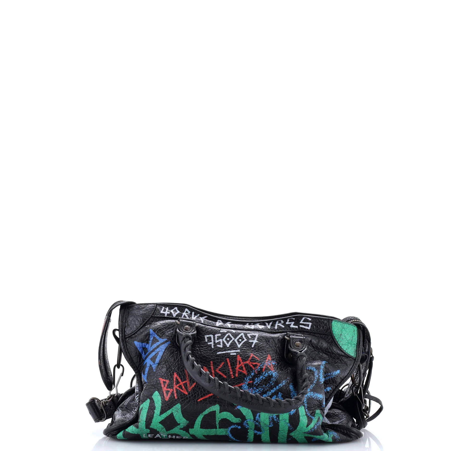 City Graffiti Classic Studs Bag Leather Small - Image 3