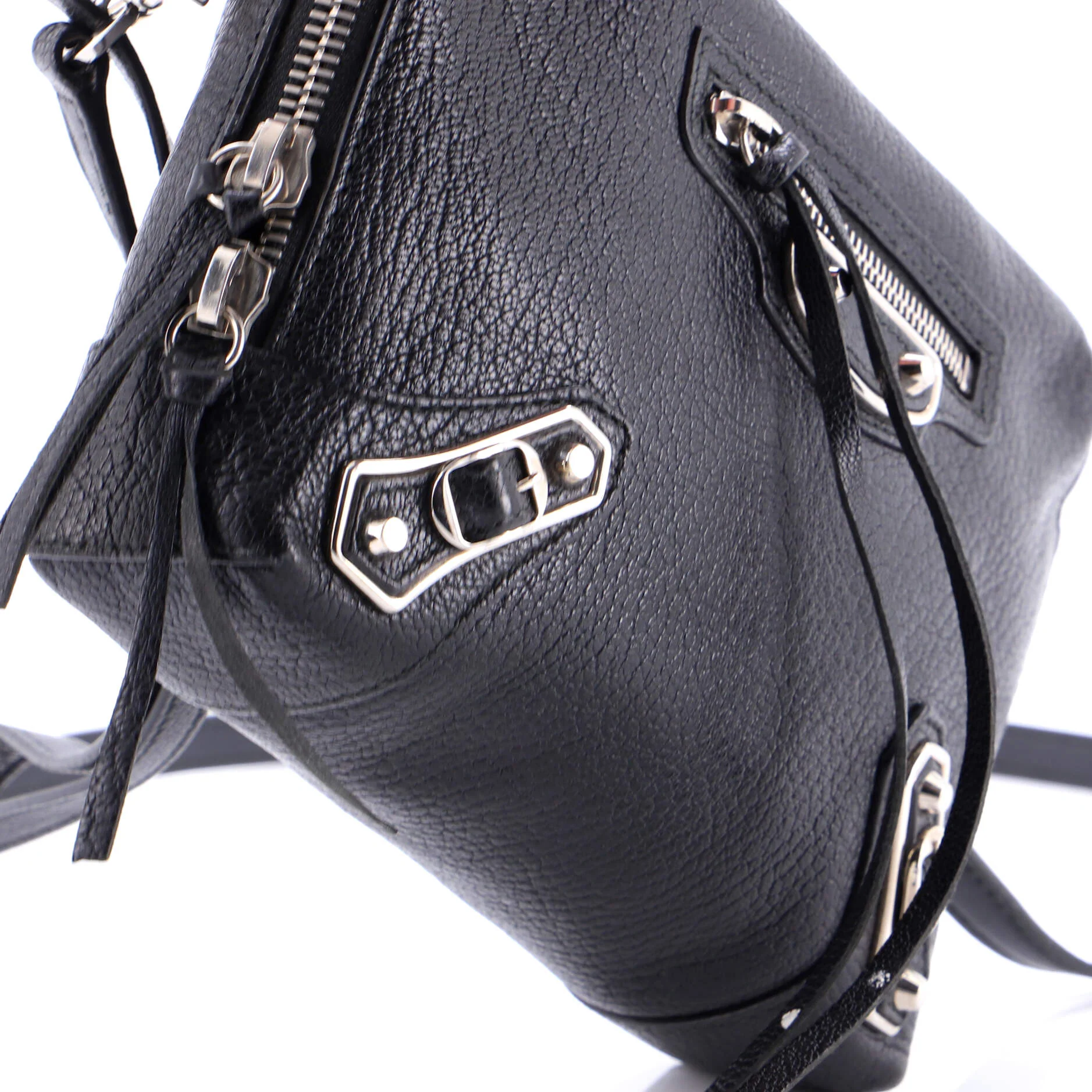 Classic Studs Chain Reporter Crossbody Bag Leather XS - Image 6