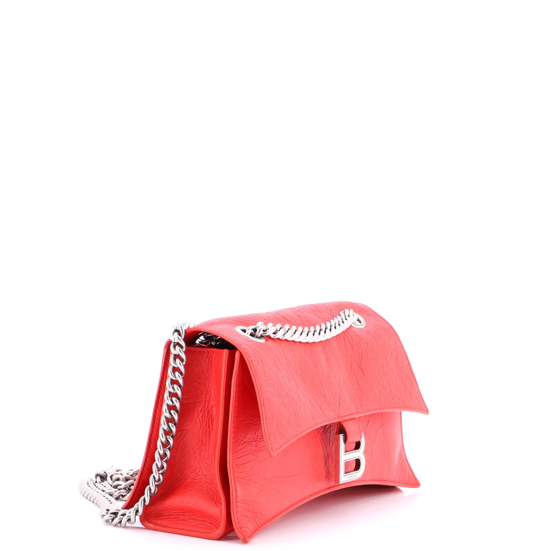Crush Chain Flap Bag Leather Small - Image 2