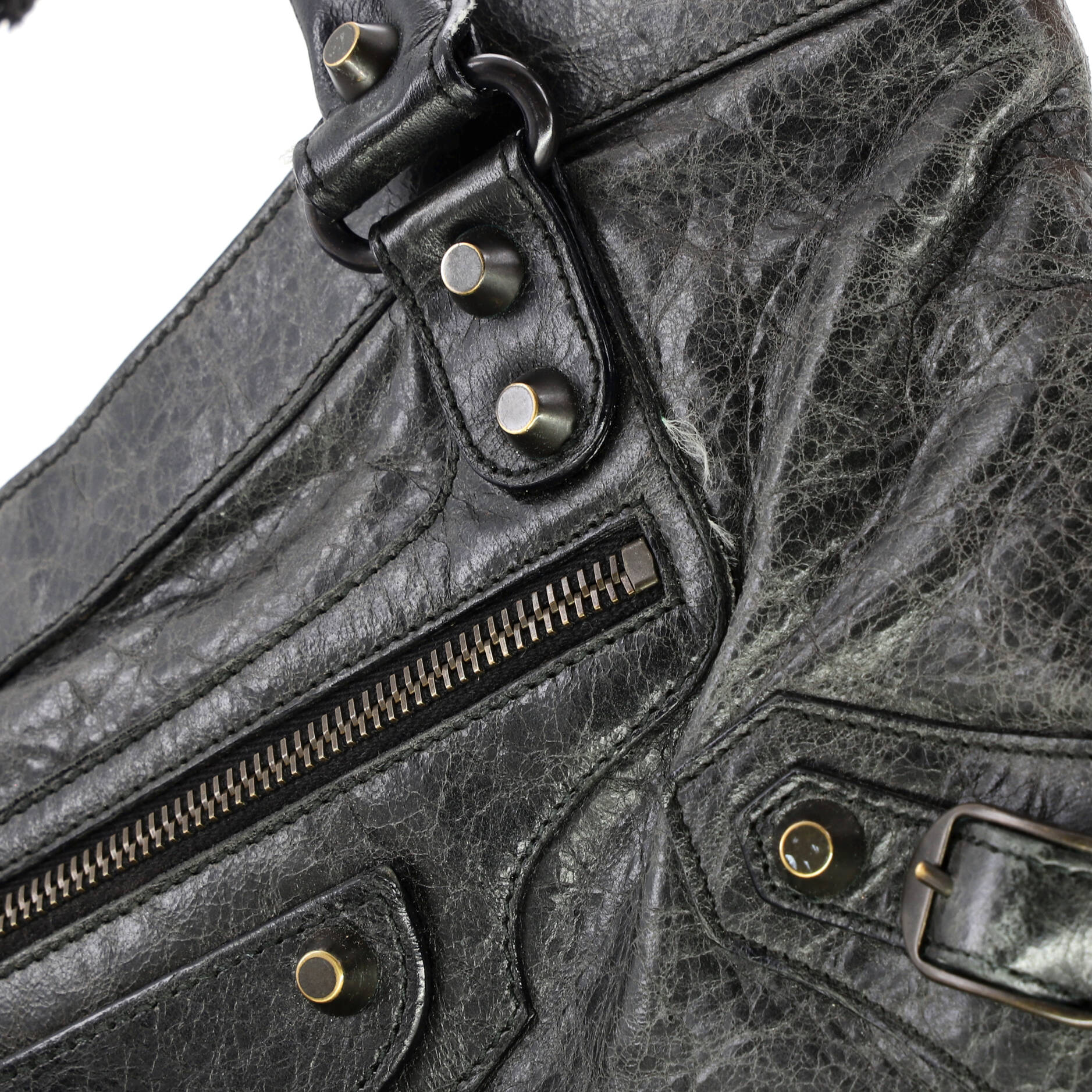 First Classic Studs Bag Leather - Image 7
