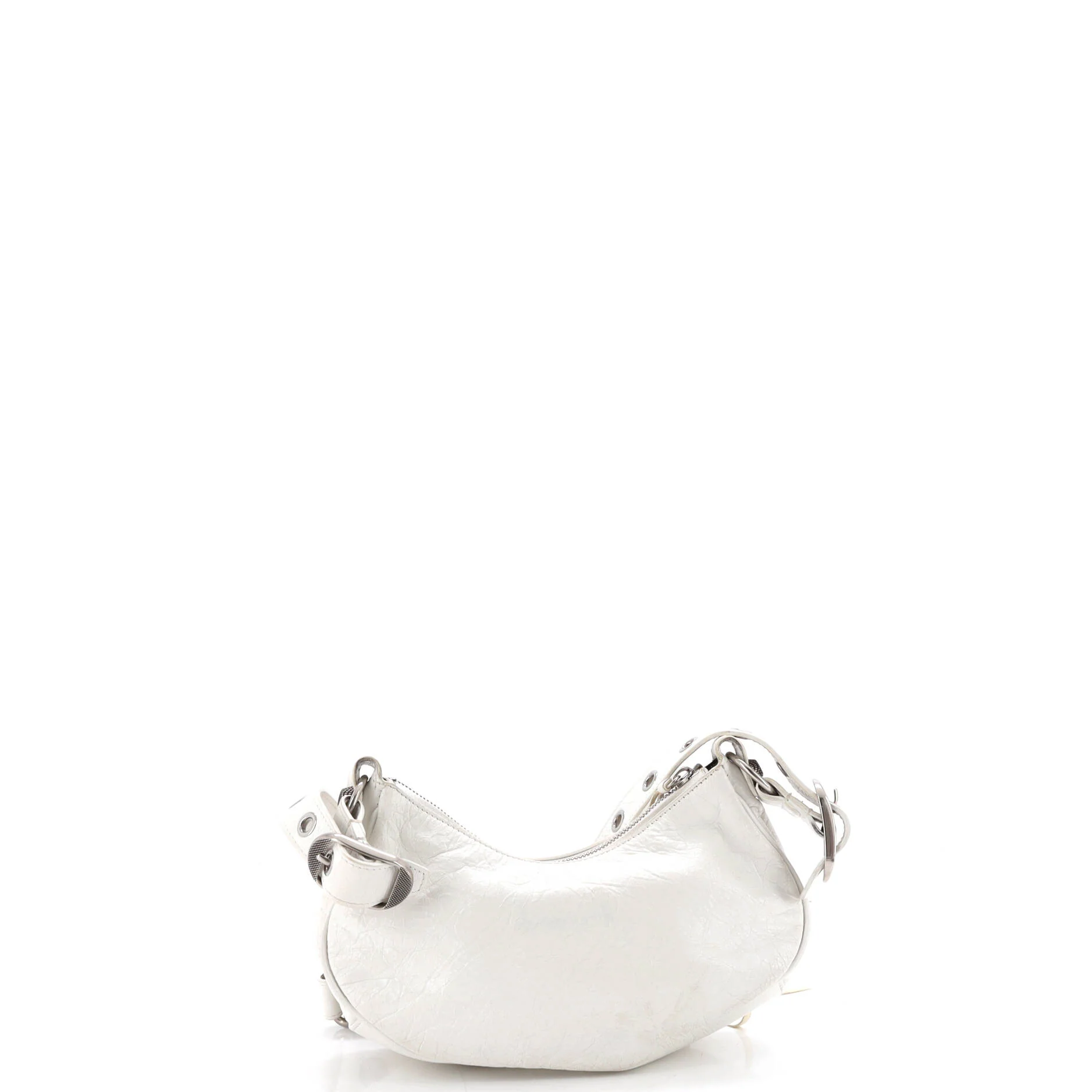 Le Cagole Giant Studs Shoulder Bag Leather XS - Image 4
