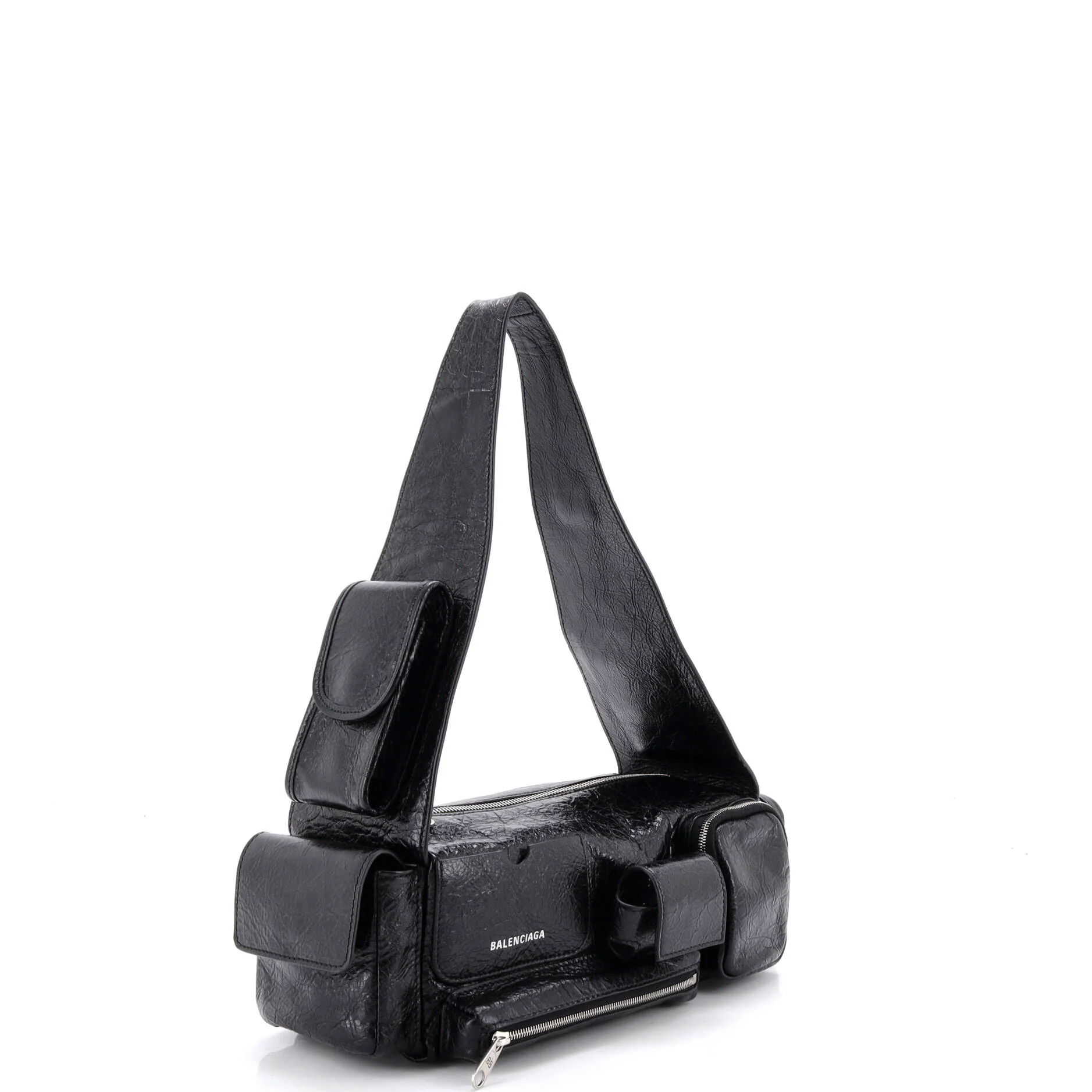 Superbusy Multi-Pocket Sling Bag Leather Small - Image 2
